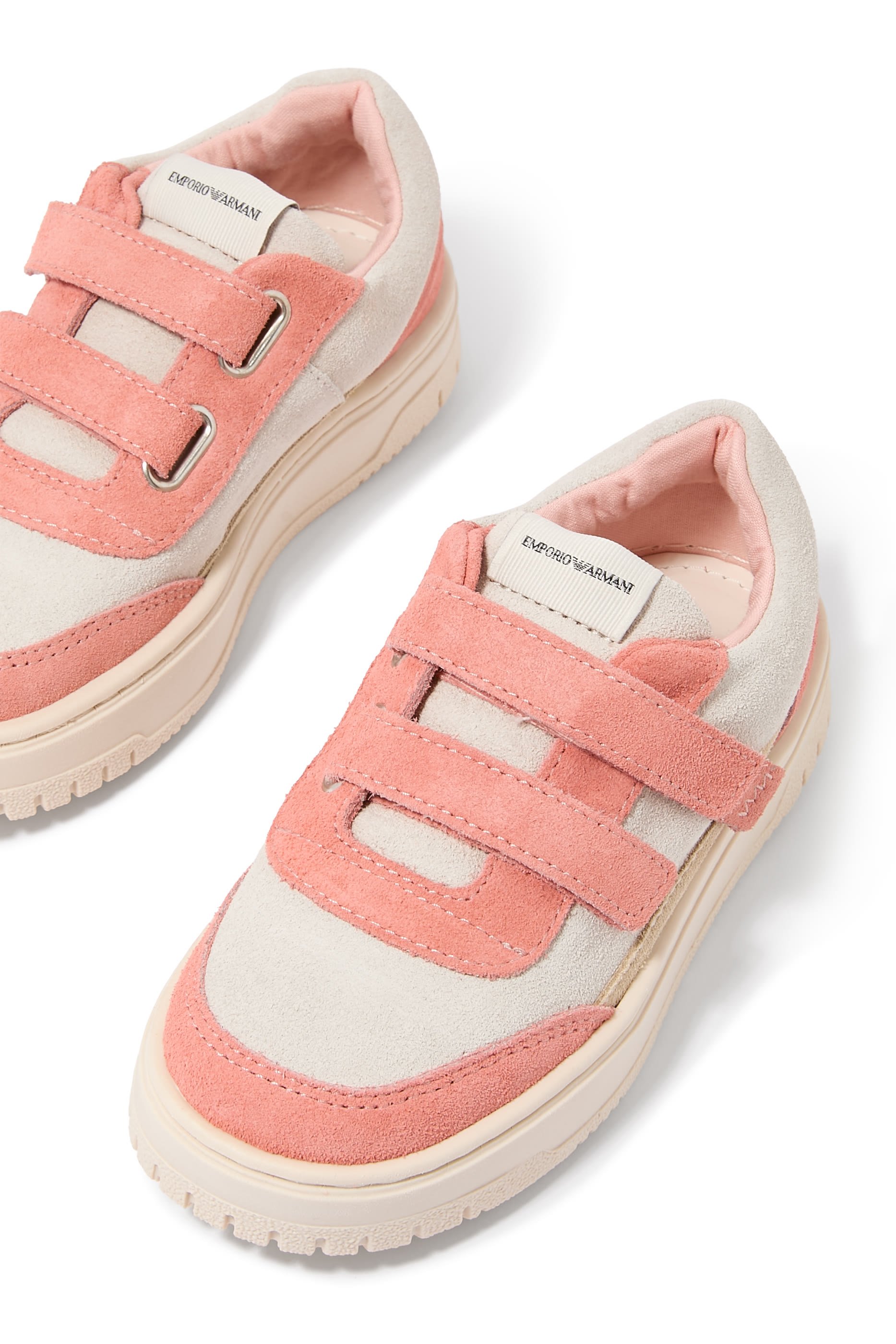 Kids Velcro Suede Sneakers