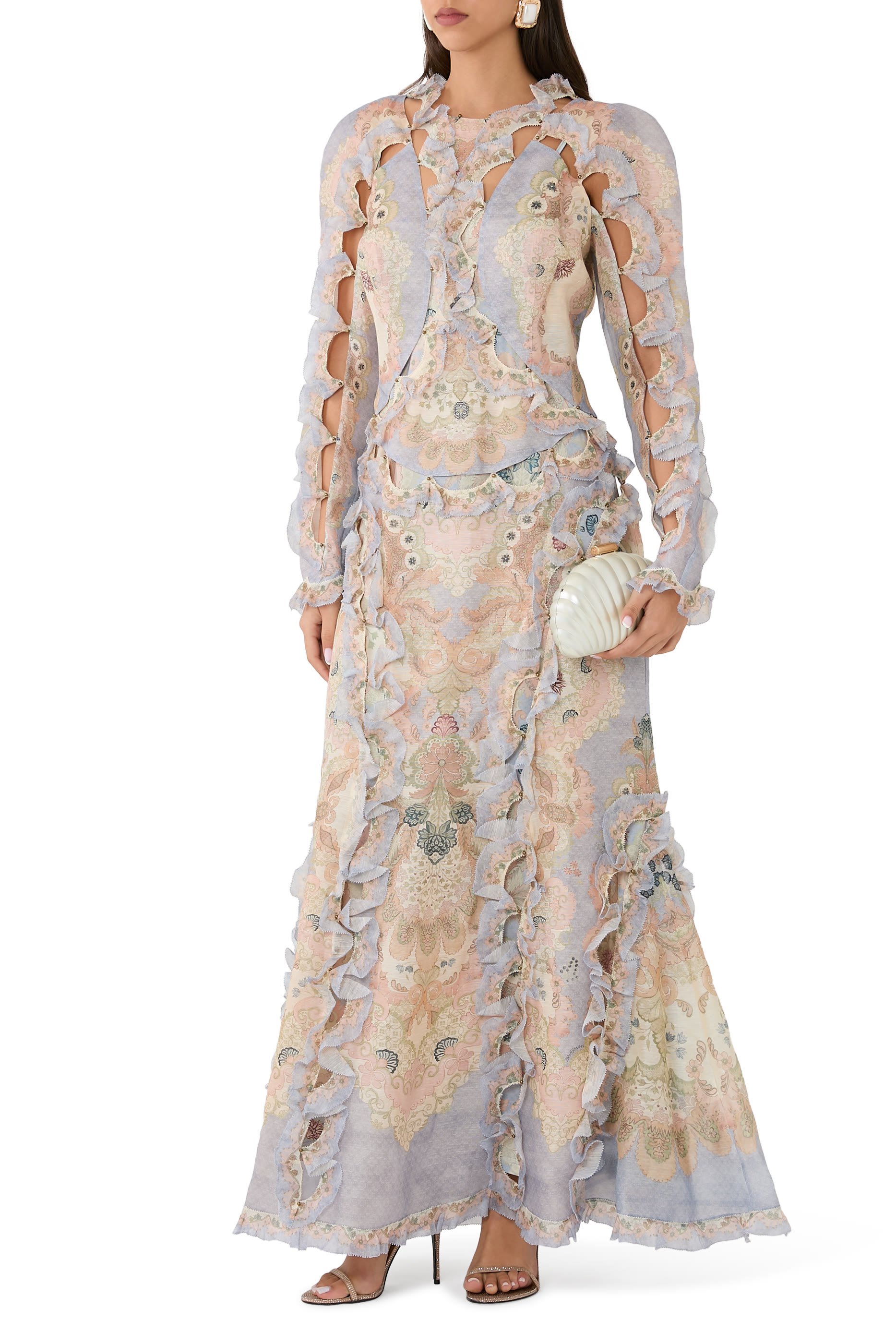 Rebellion Scallop Maxi Dress