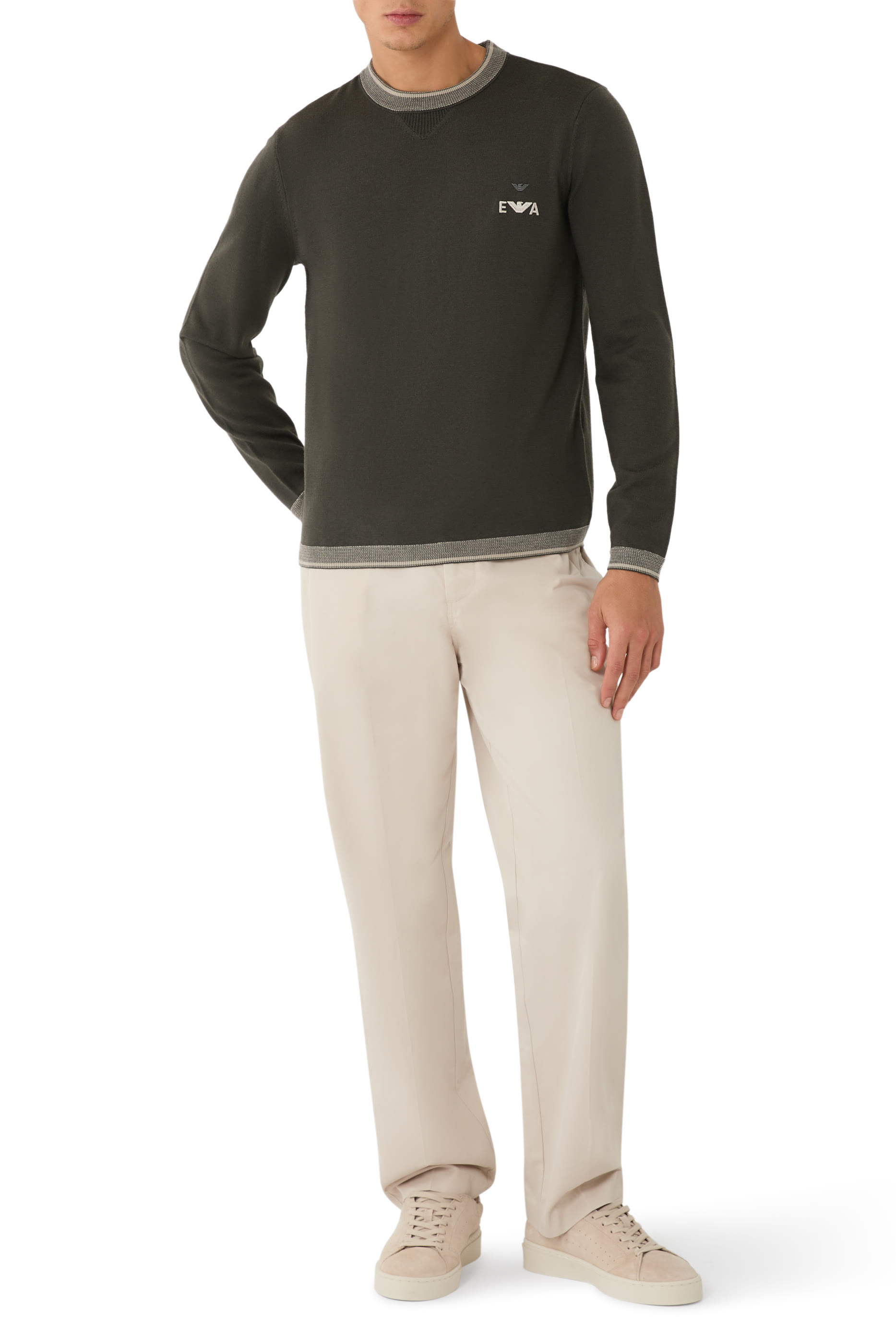 Long Sleeve Jumper with Logo 