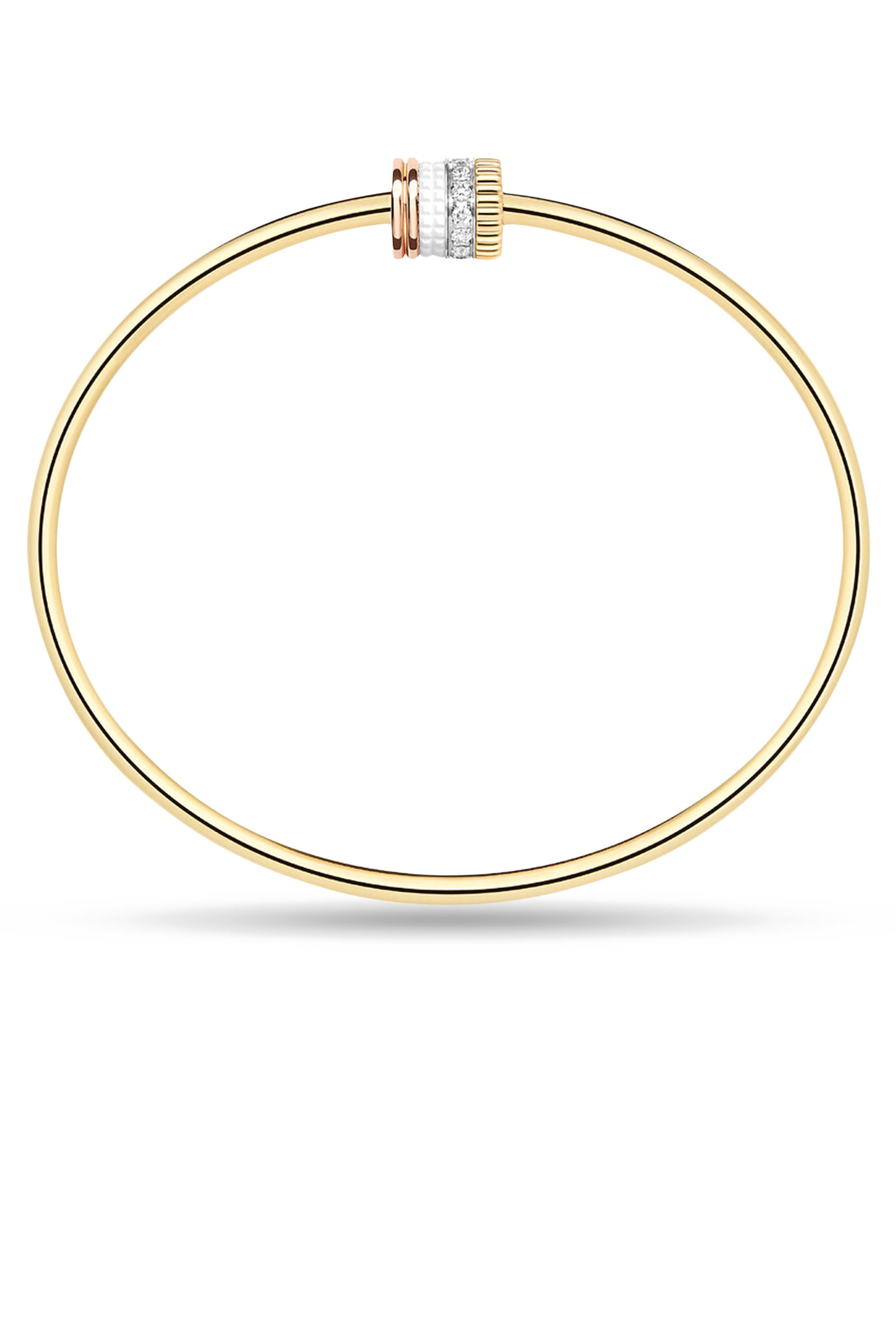 Quatre White Edition Bracelet, 18K Mix Gold, Diamonds
