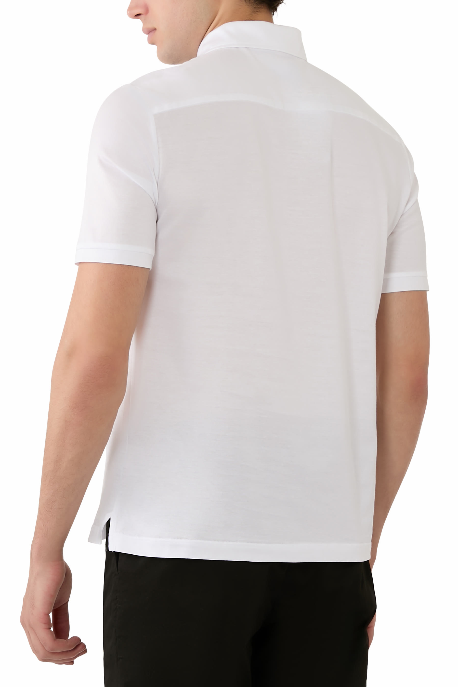  Jacquard Filo di Scozia Polo Shirt