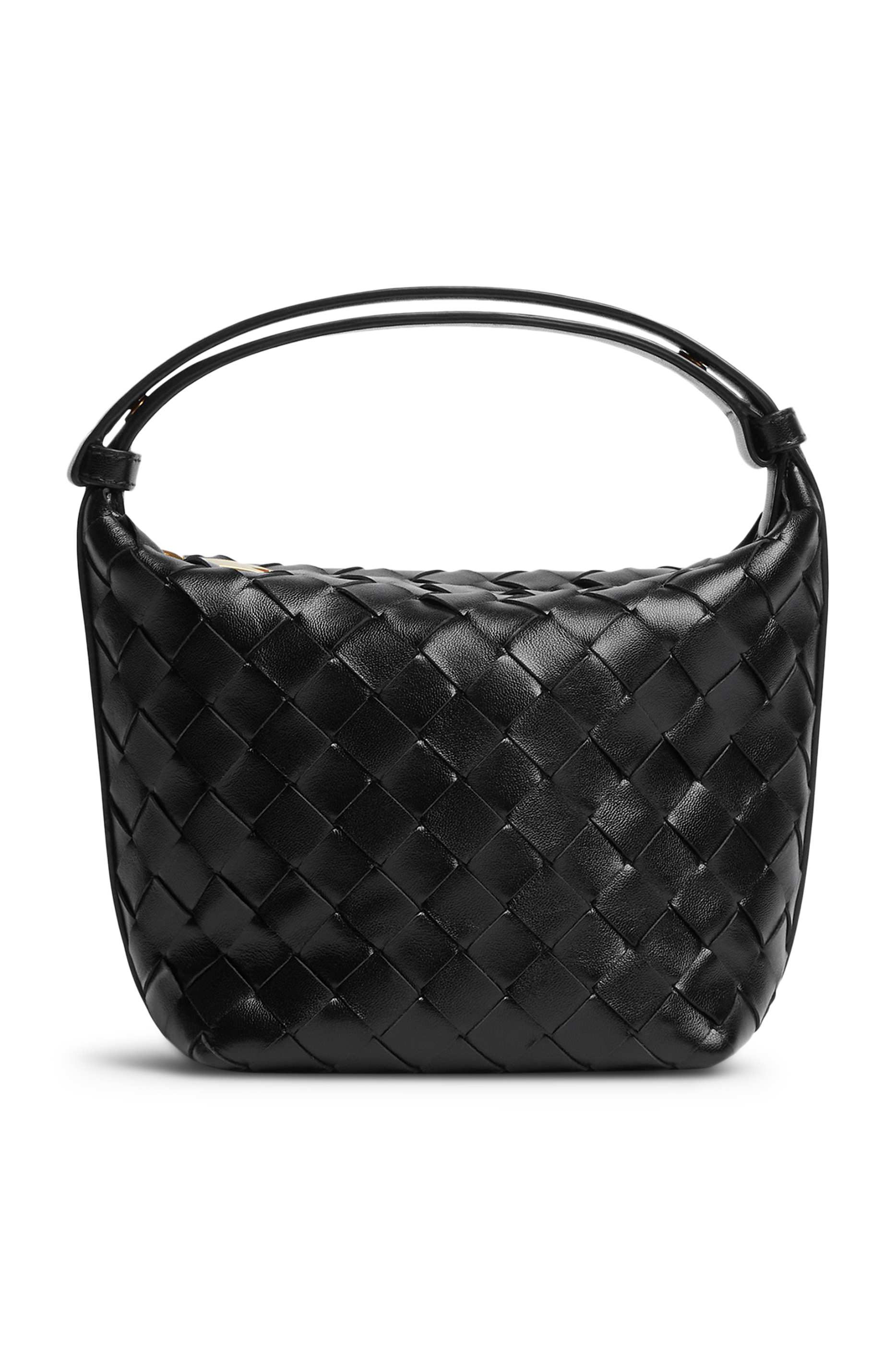 Mini Wallace Intrecciato Leather Shoulder Bag