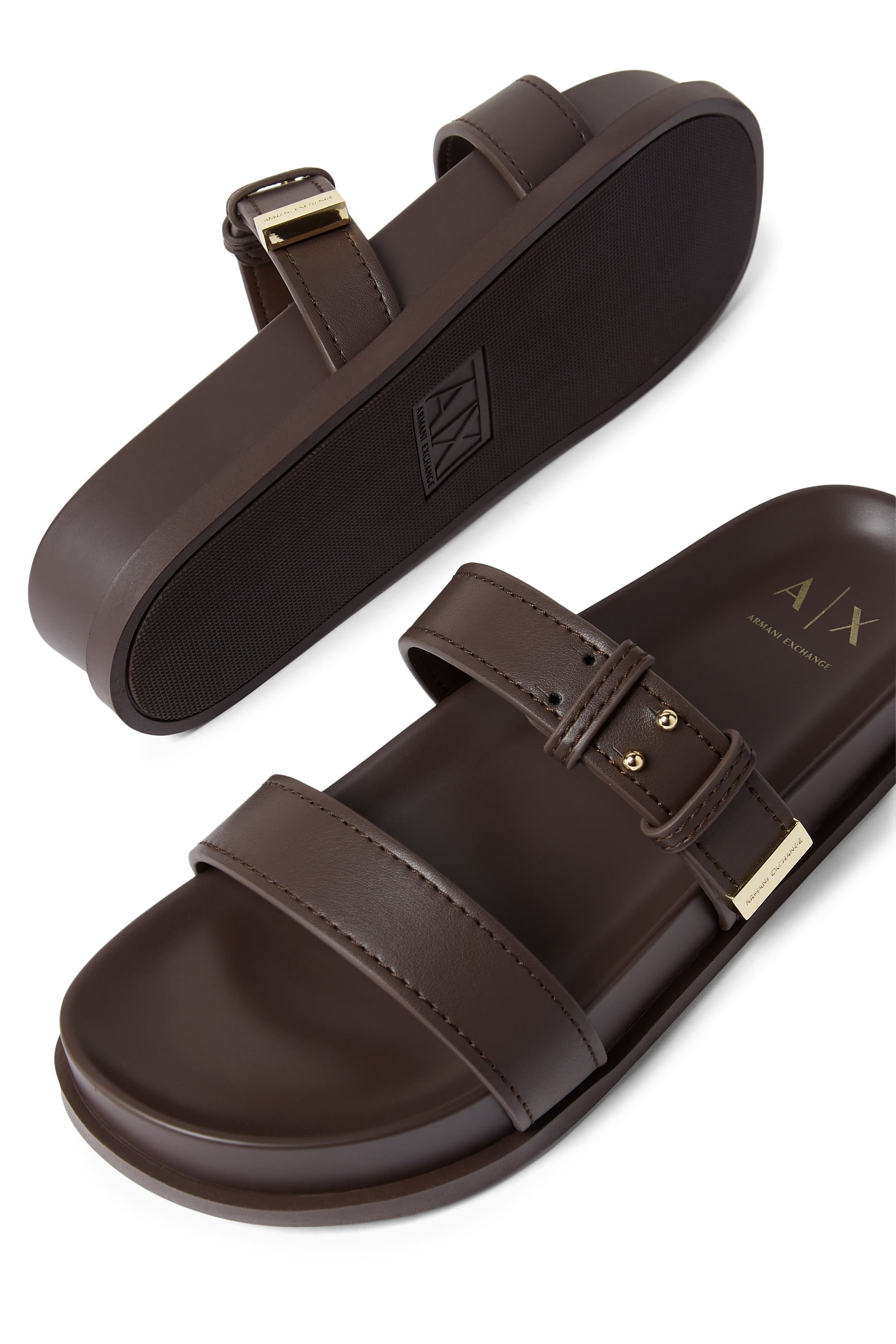 Febe AX Logo Flat Sandals
