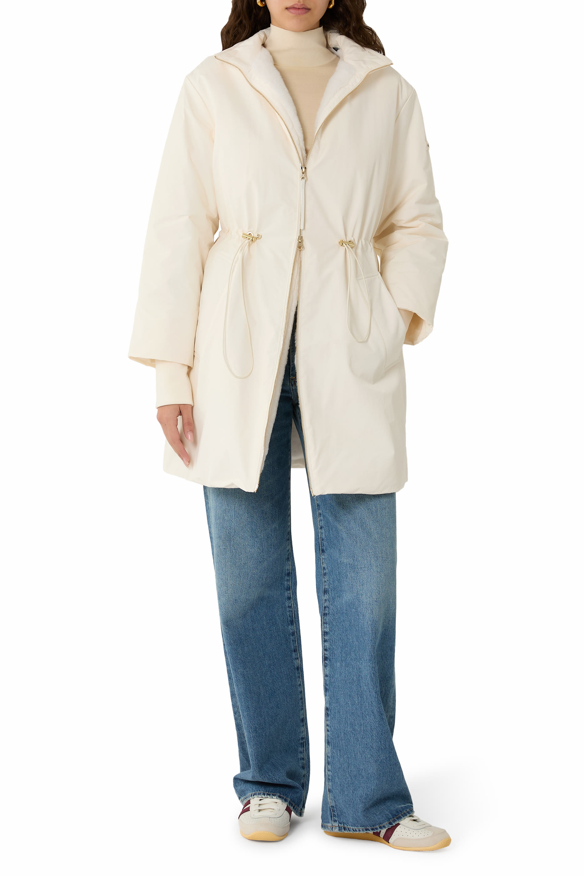 Recycled Fabric Hooded Parka