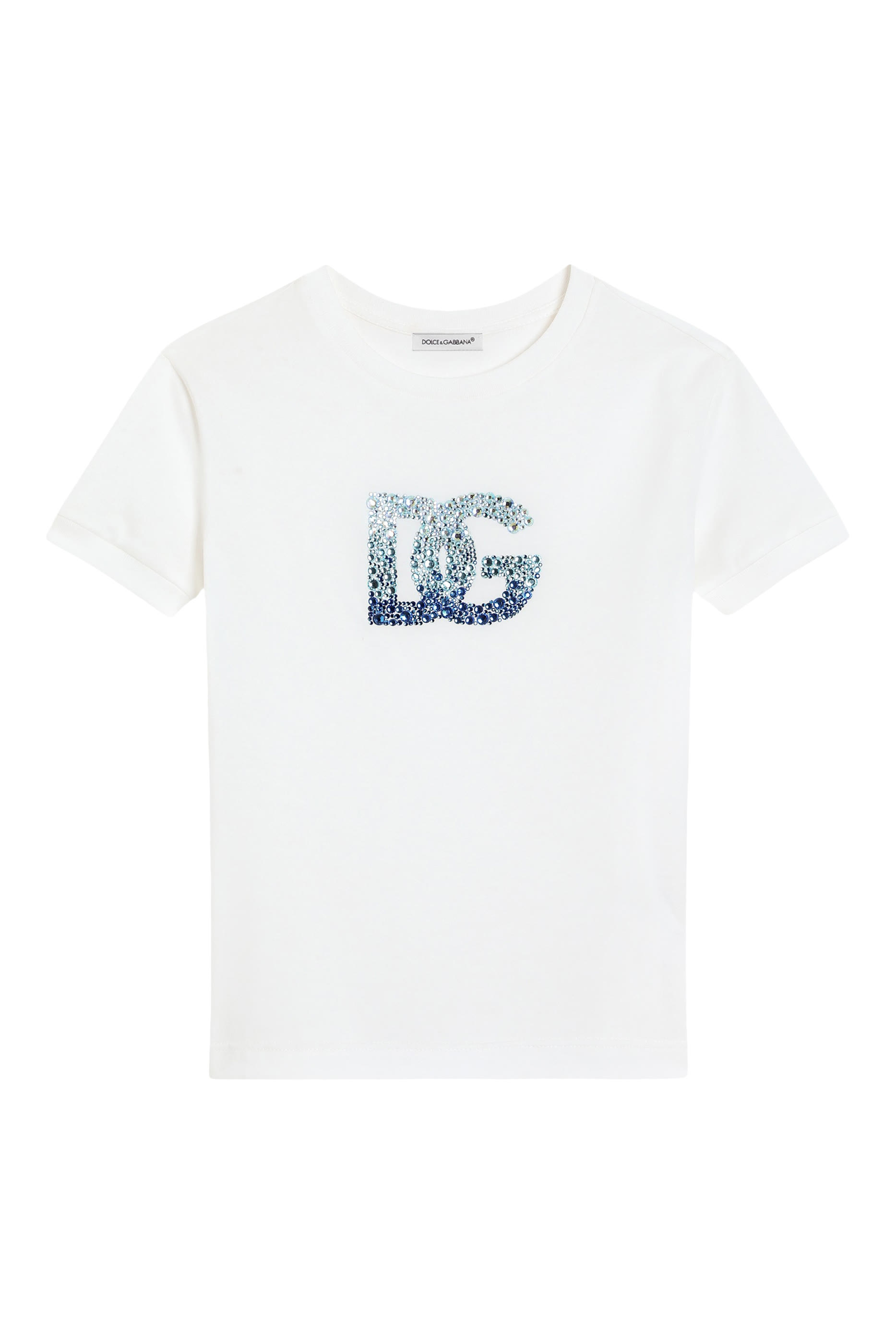 Kids DG Logo Round Neck T-Shirt