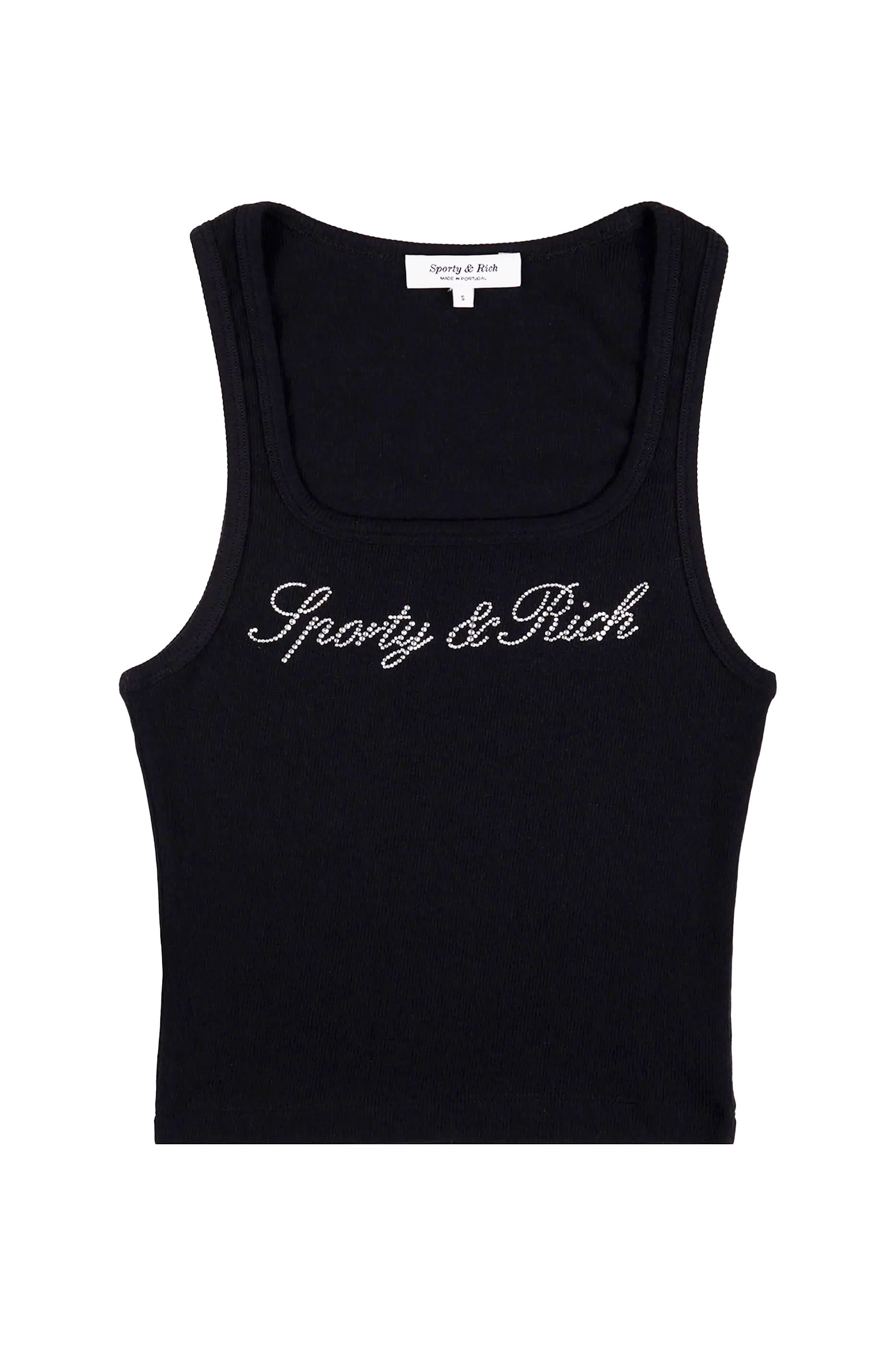  Signature Logo Crystal Tank Top