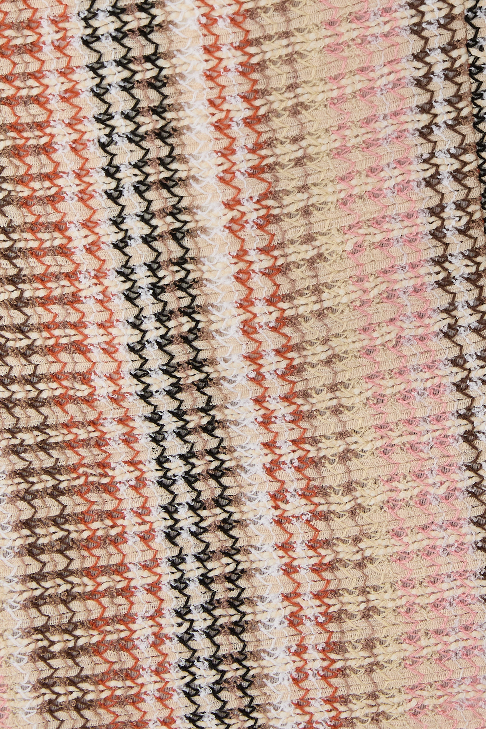 Caperdoni Motif Cotton Blend Mini Skirt with Slit