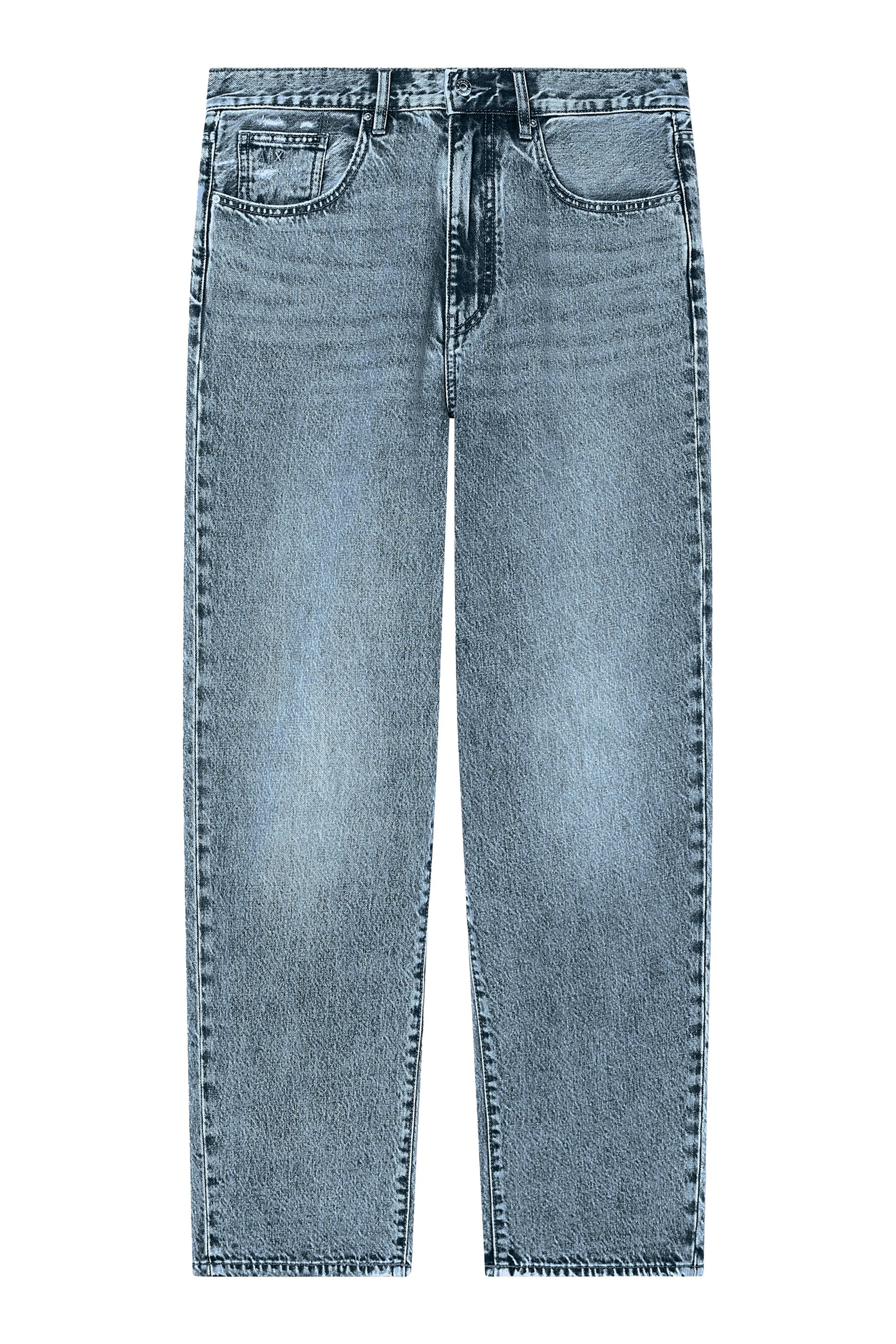 One Block Up Loose Denim Pants