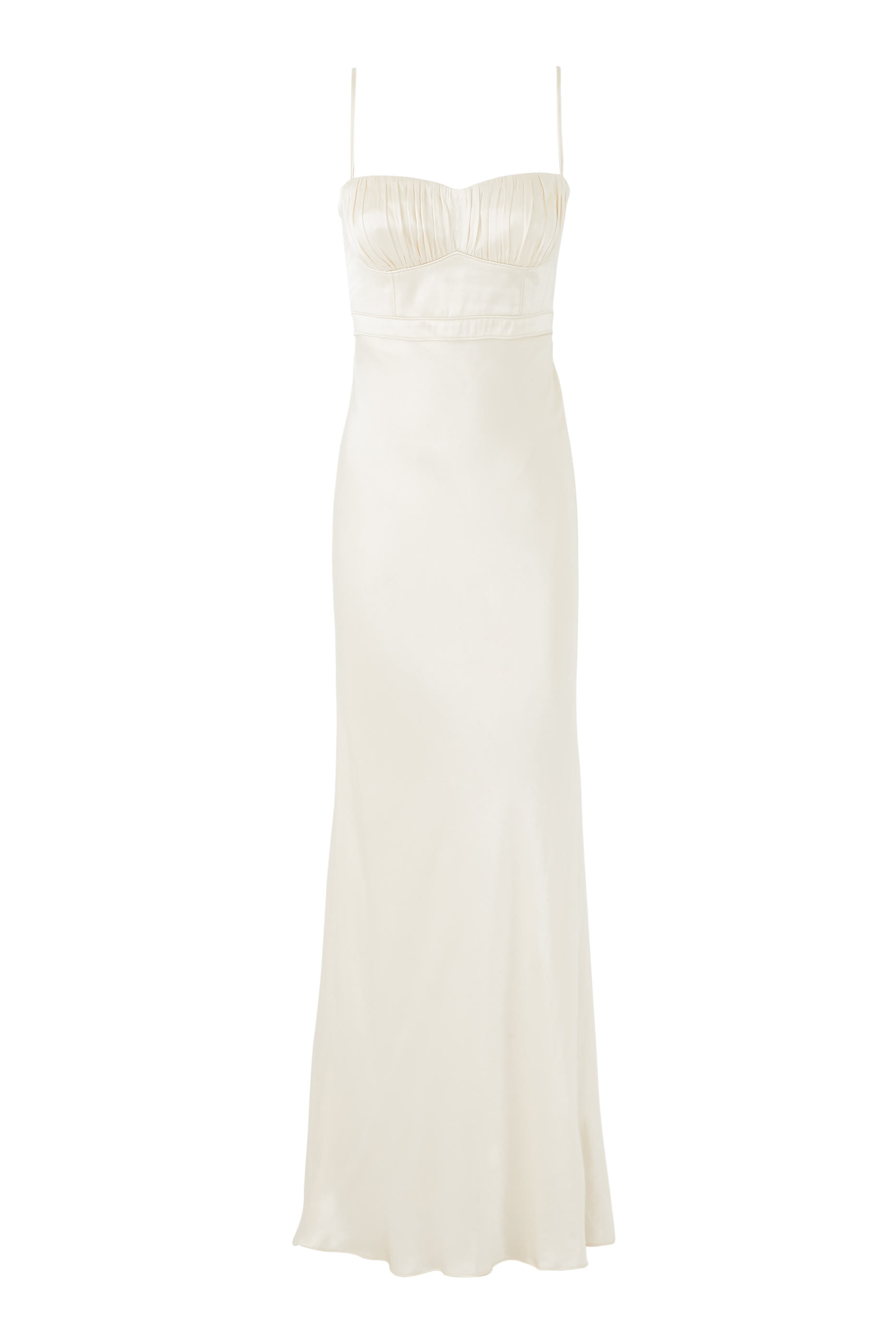 La Lune Corded Ruched Maxi Dress