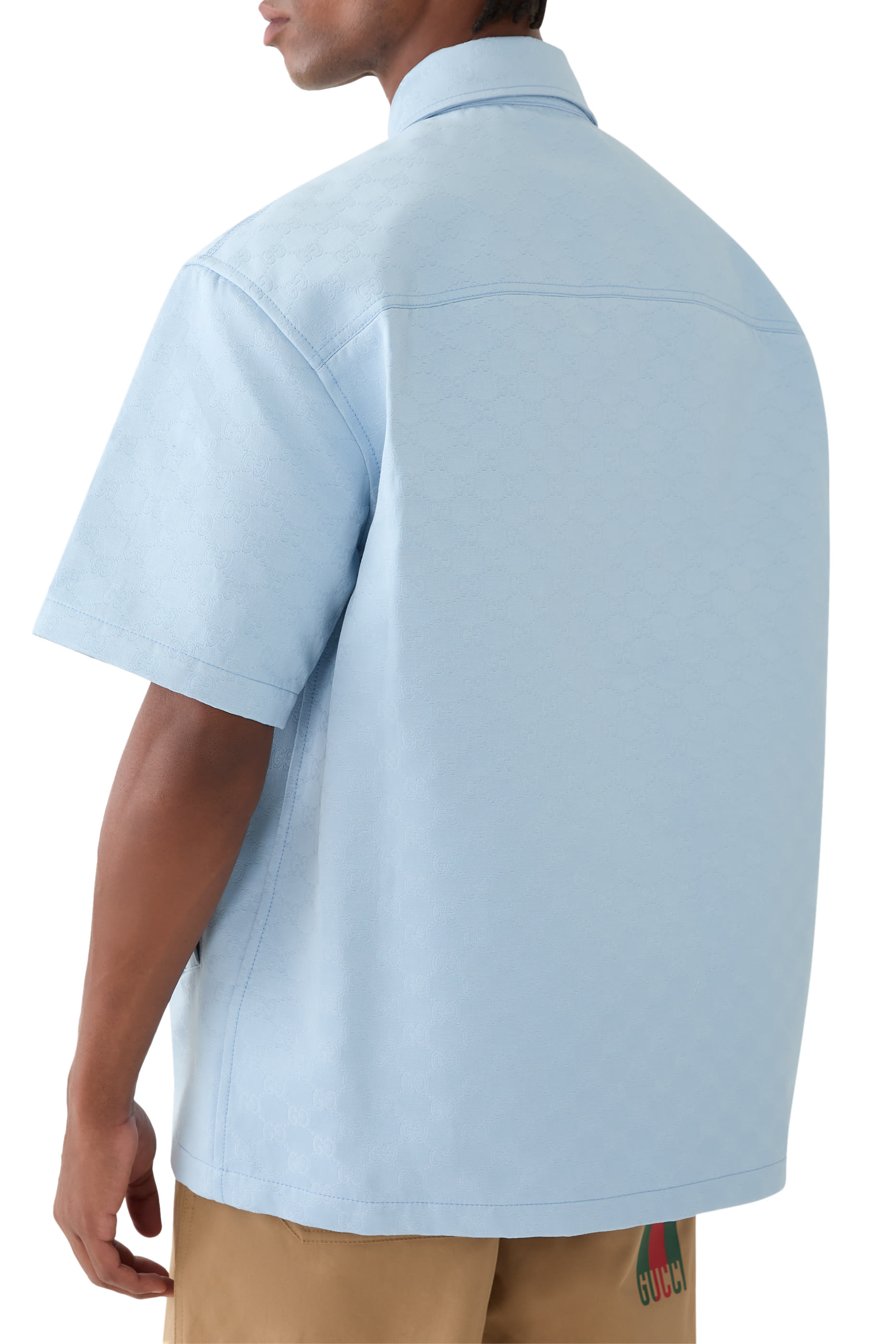 Oversize GG Cotton Shirt