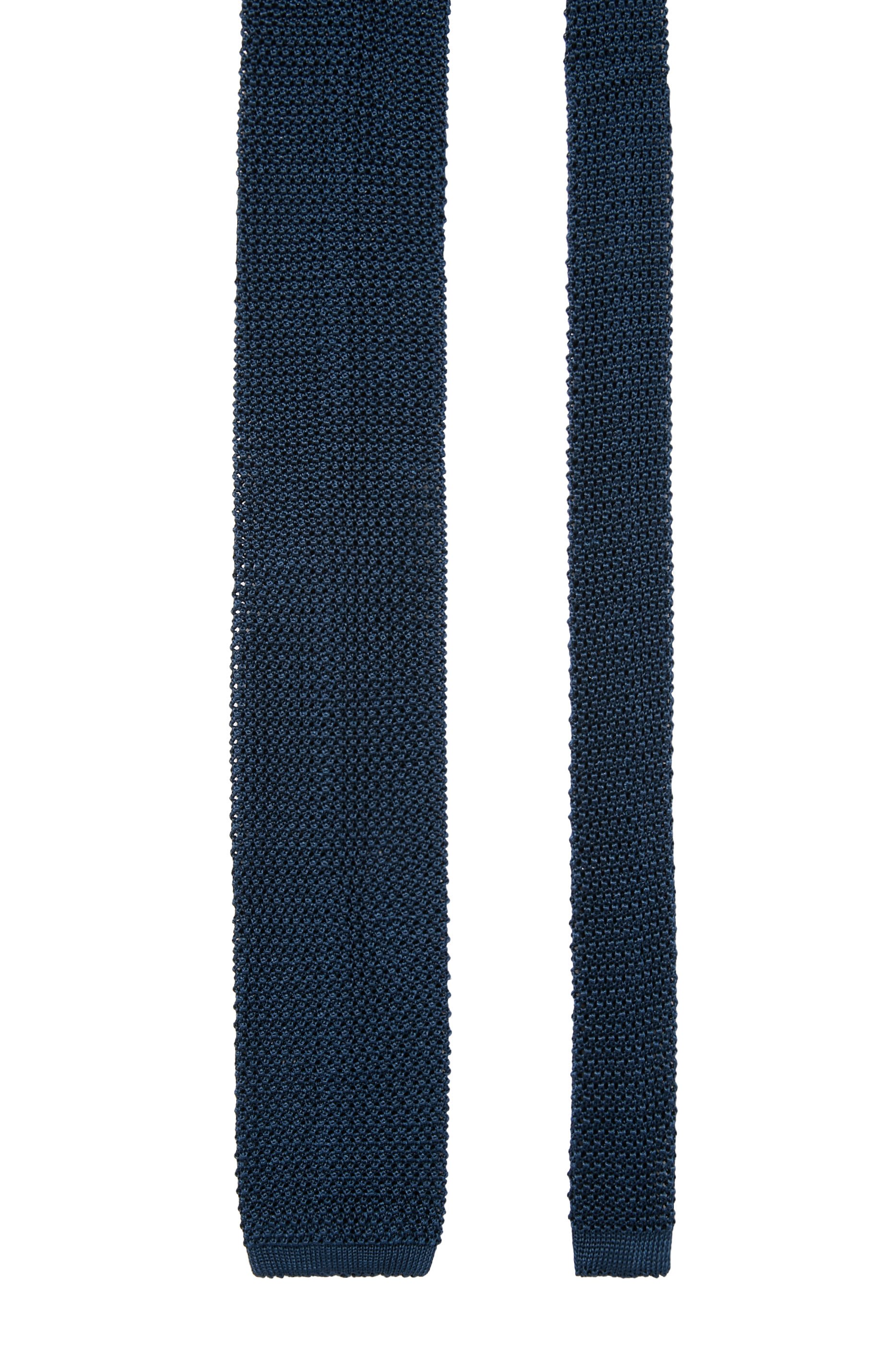 Solid Knit Silk Tie