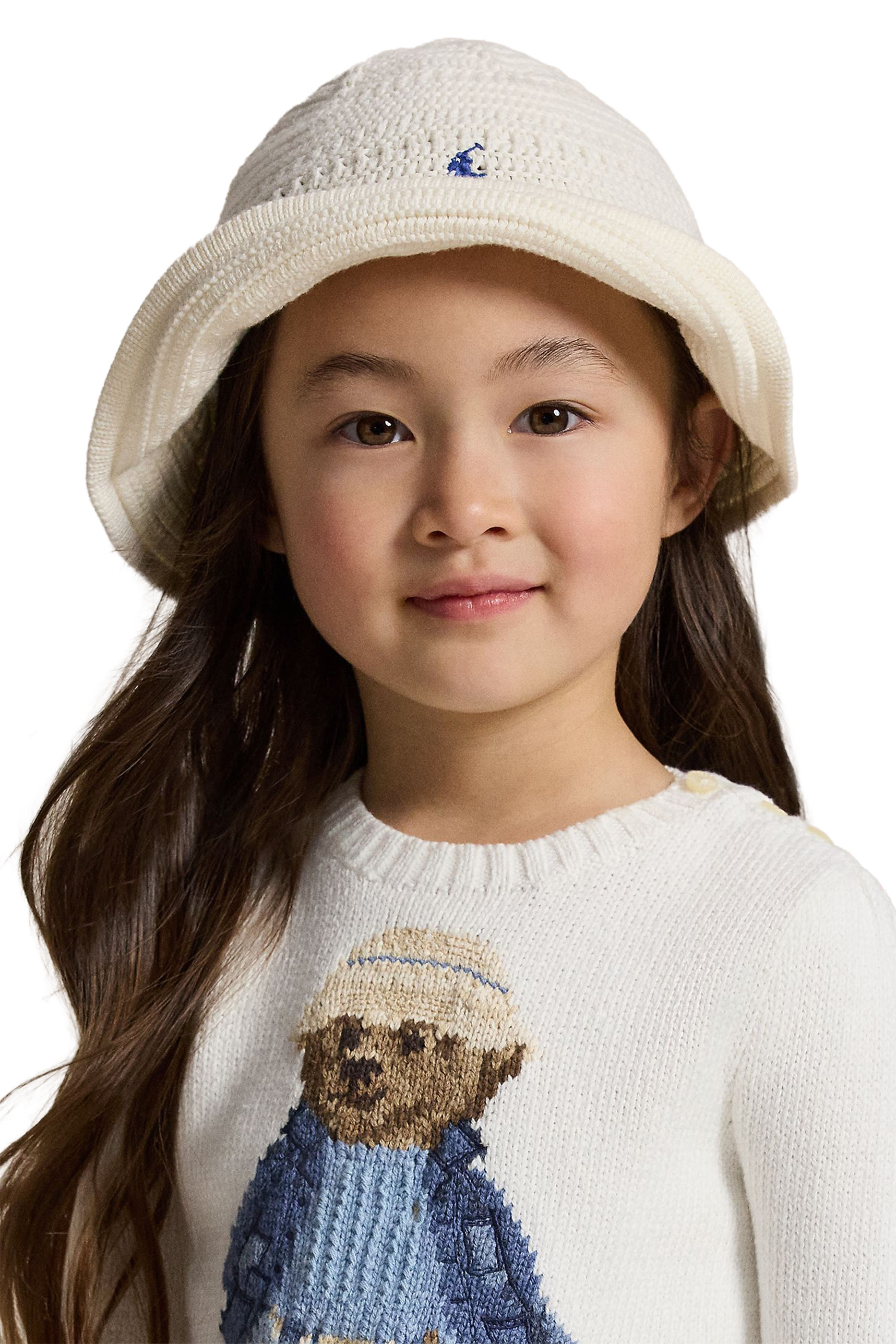 Kids Crocheted Cotton Bucket Hat