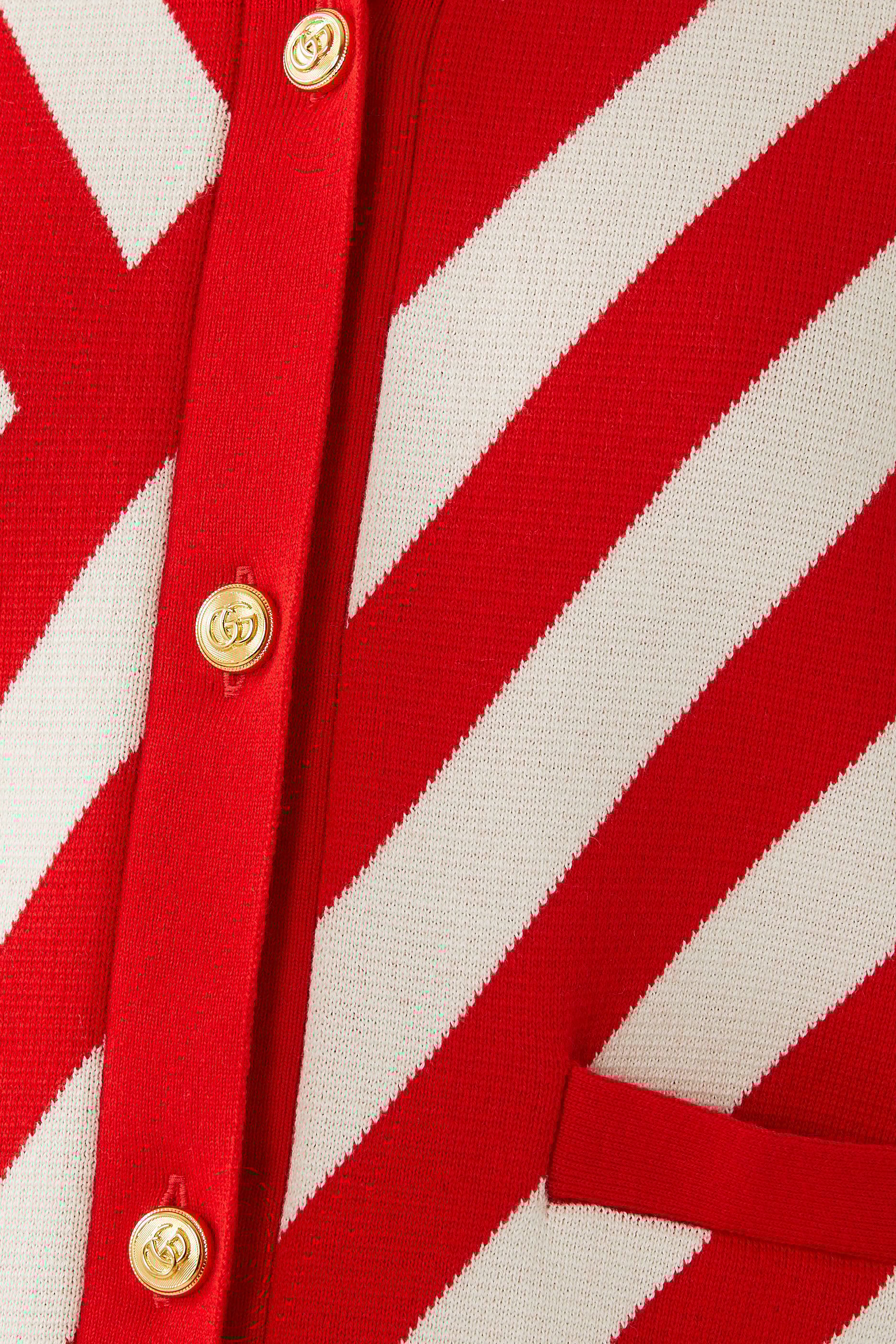 Striped Jacquard Cardigan