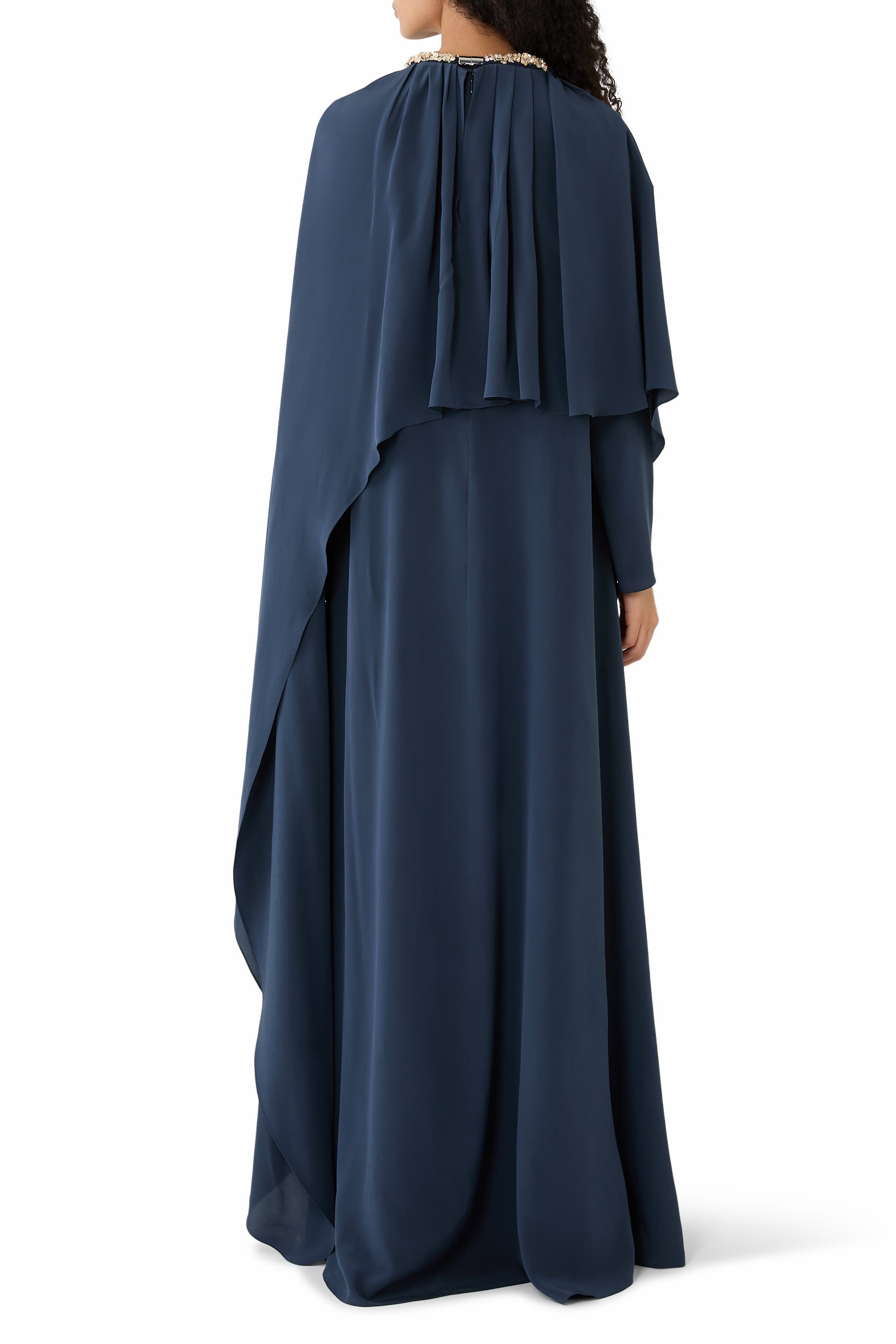 Cape Maxi Dress