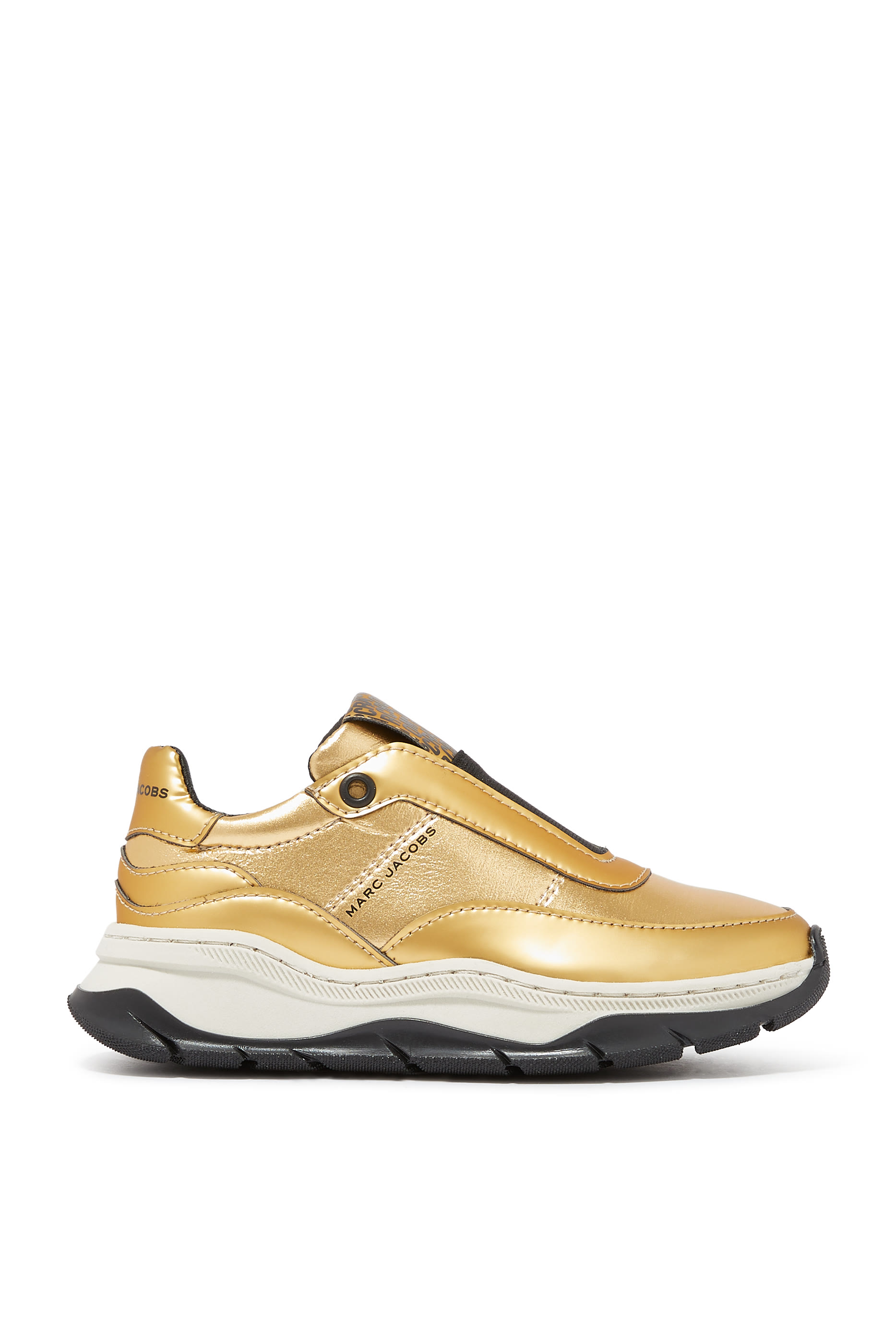 Kids Logo Print Slip-On Sneakers