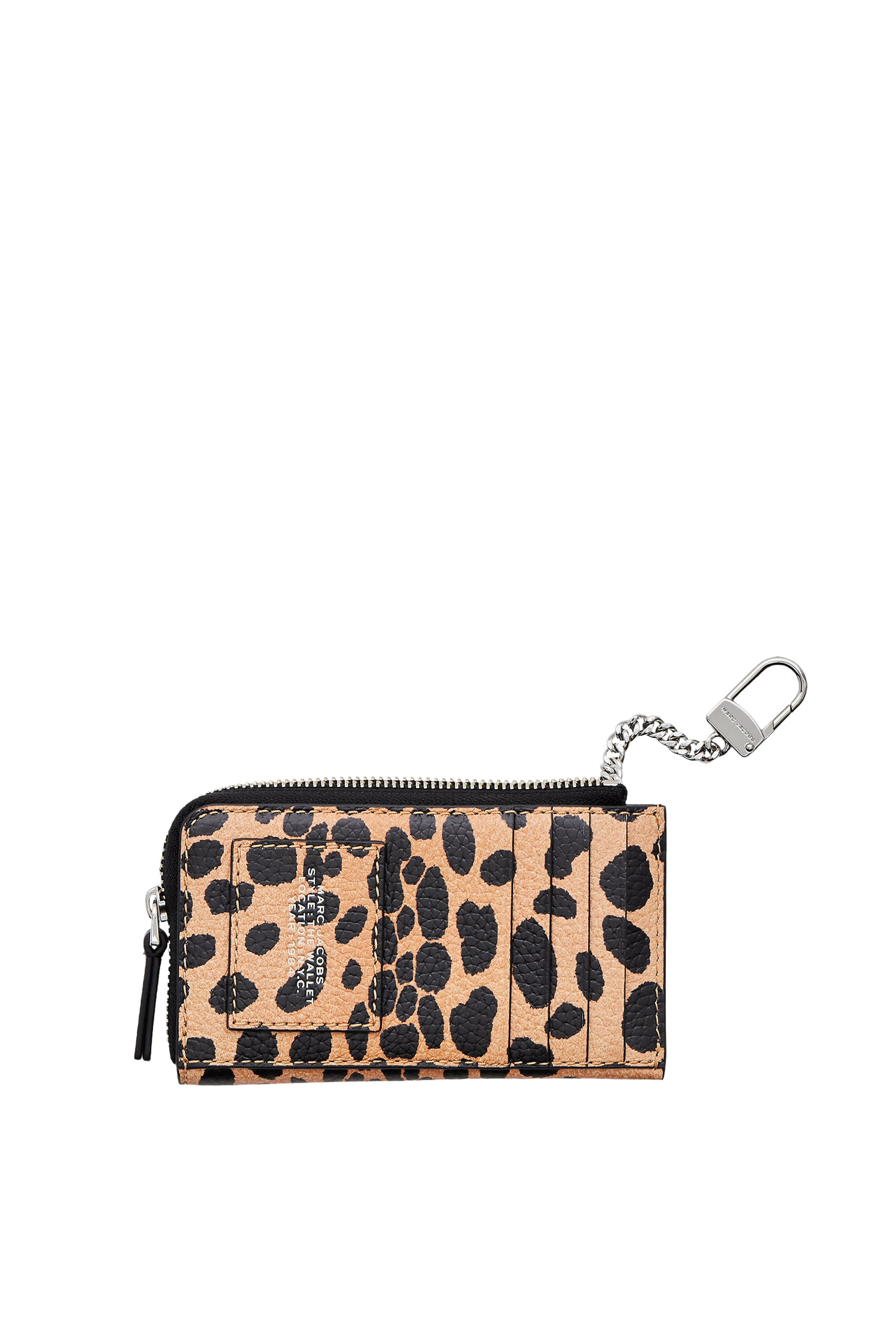 The Cheetah Top Zip Multi Wallet
