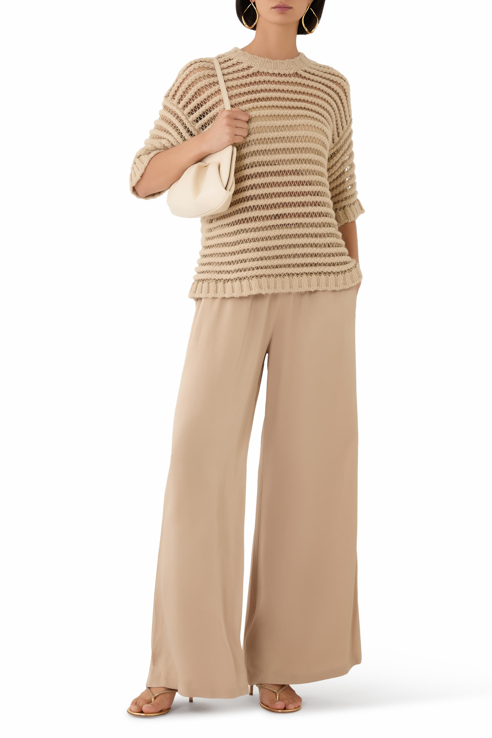 Boxy Crew Neck Sweater