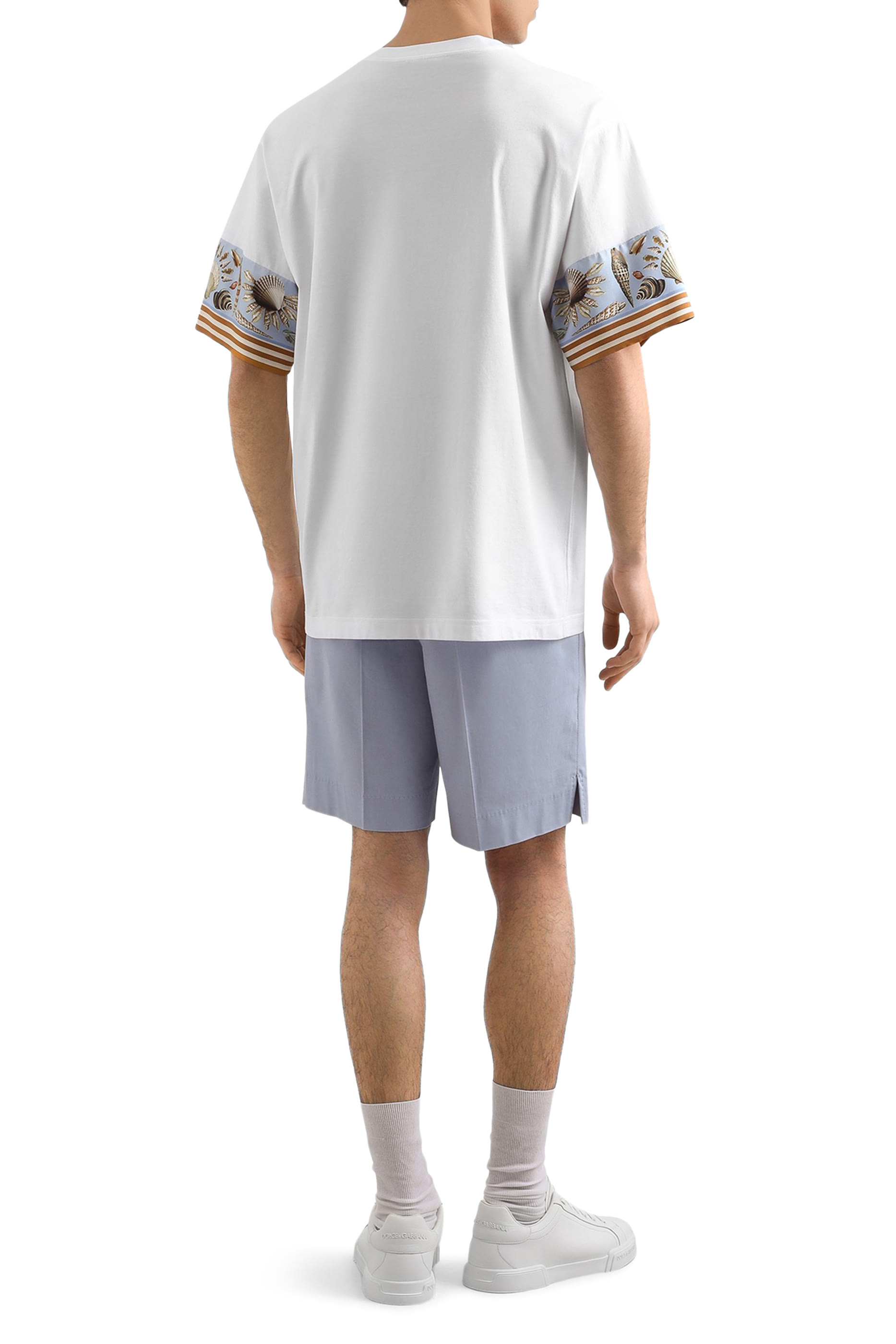 Gabardine Cotton Bermuda Shorts