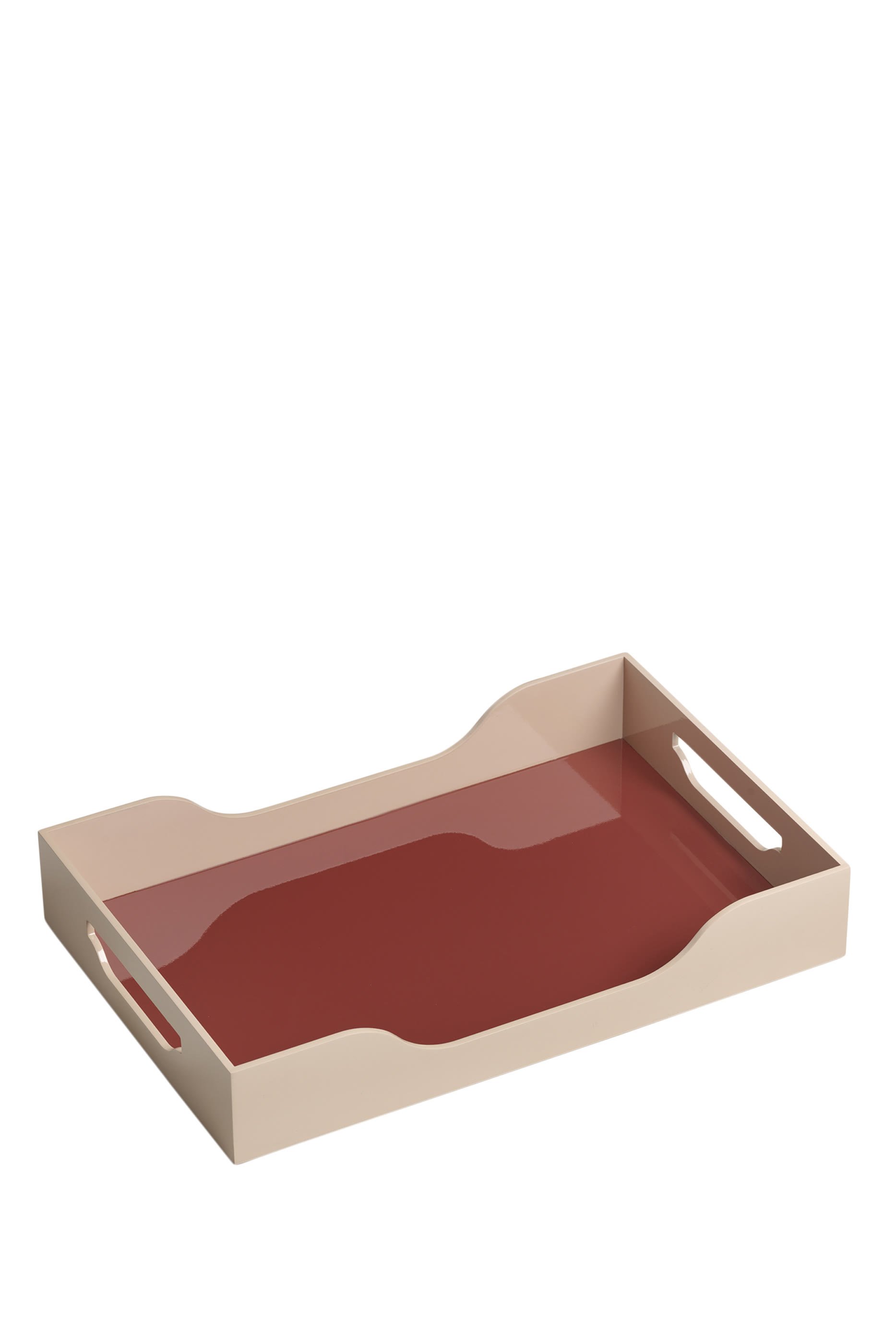 Large Swell Lacquered Tray