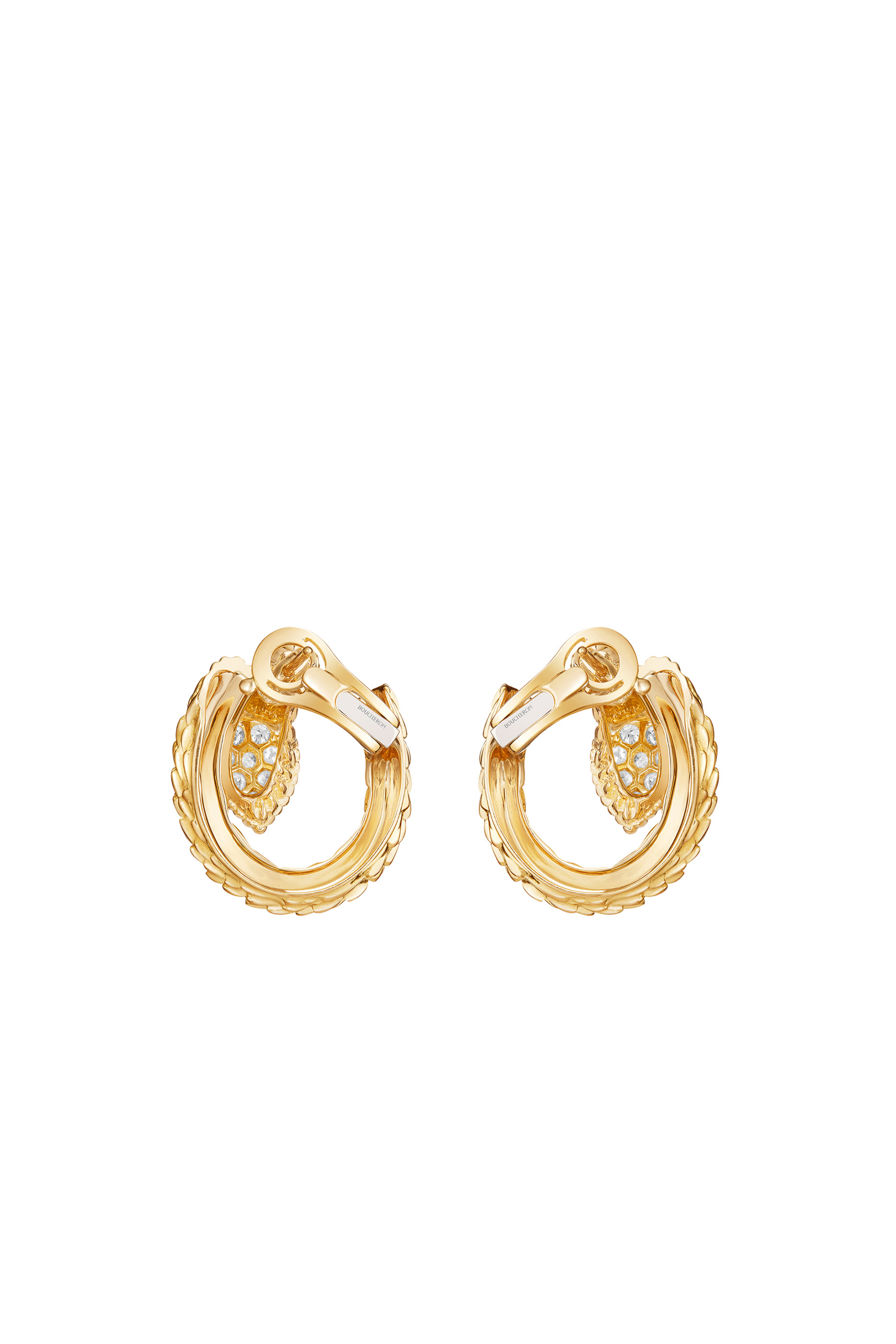 Serpent Boh&egrave;me S Motif Hoop Earrings
