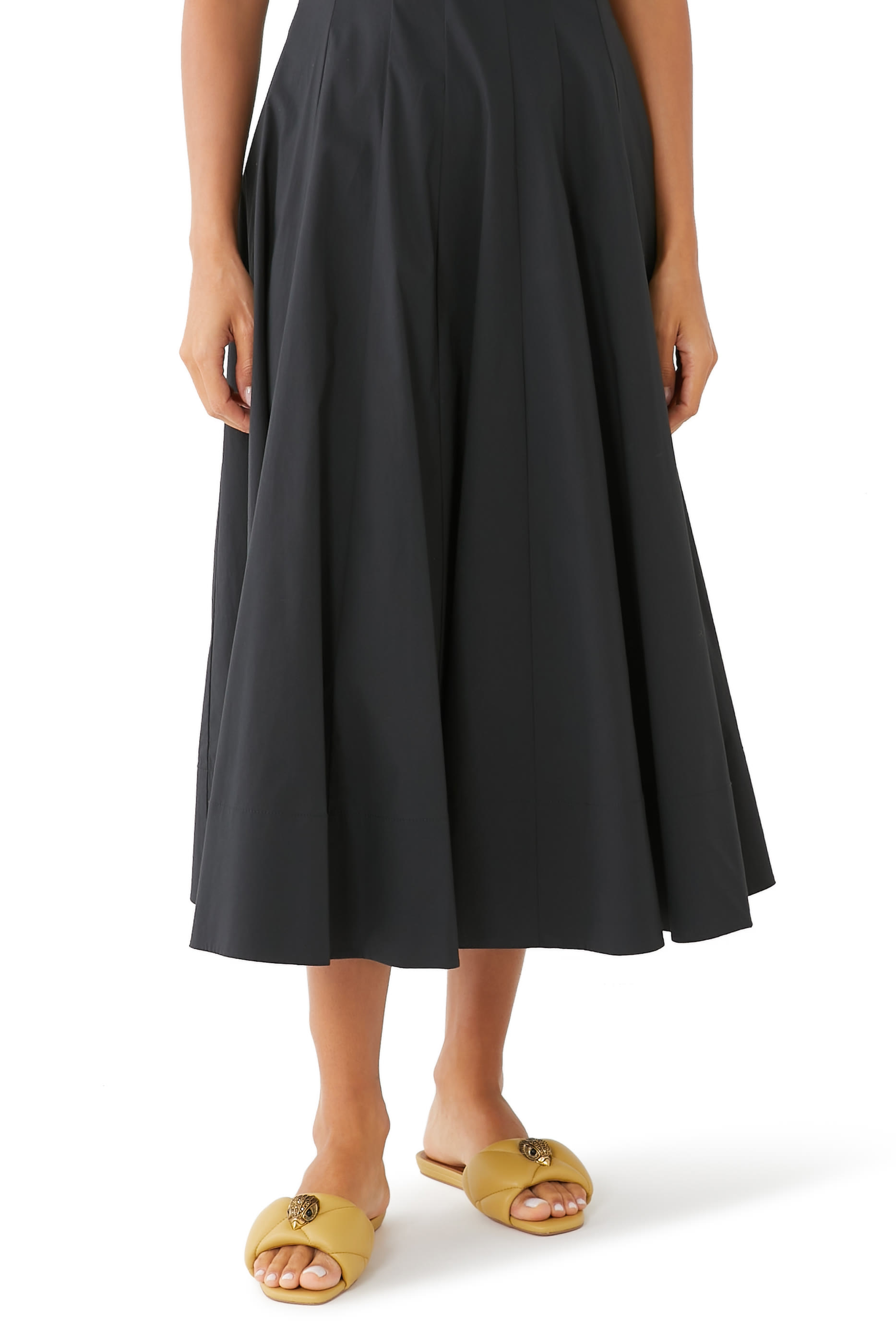 Kensington Puff Leather Sandals