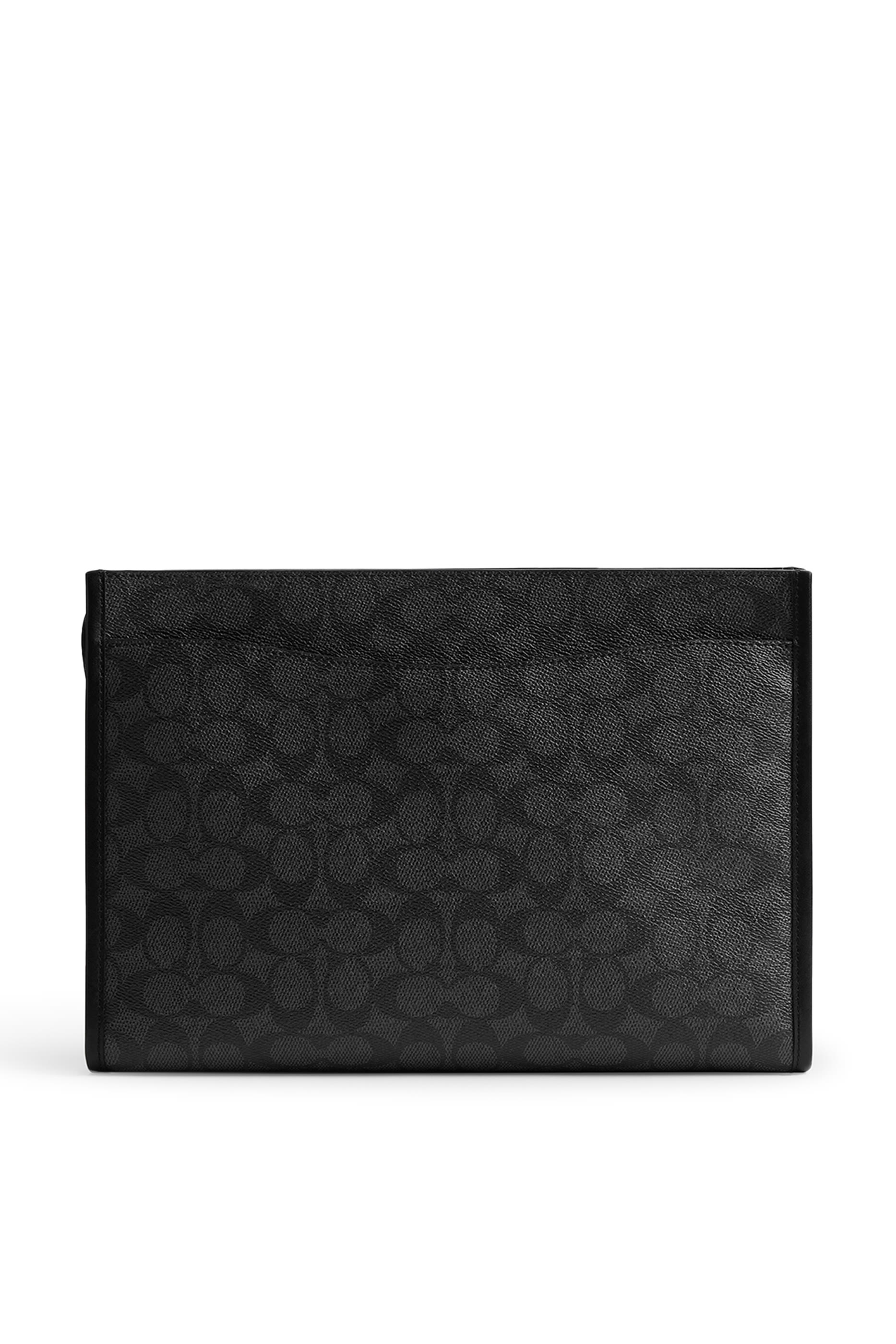Signature Logo Leather Pouch