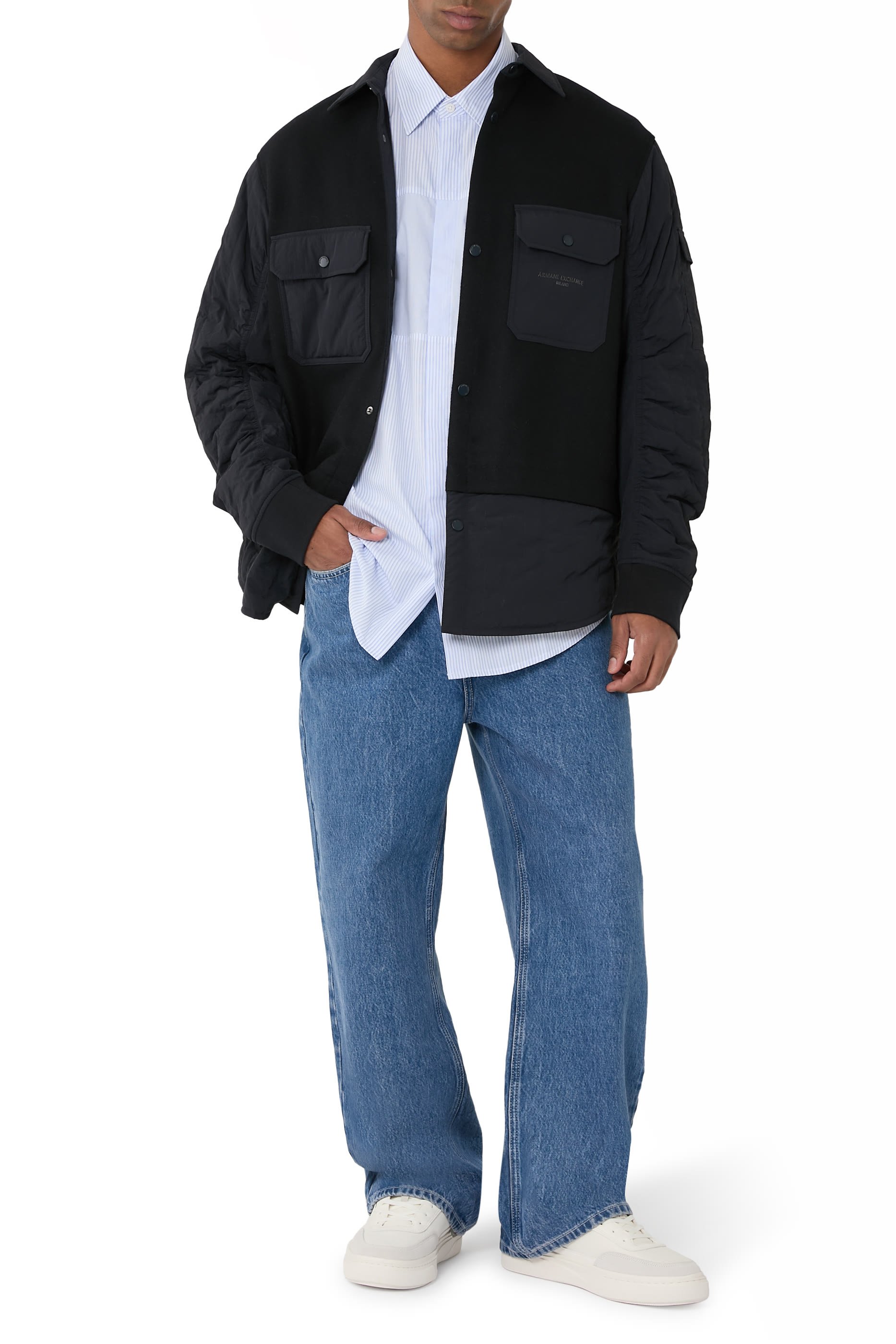 All-Over Stripes Long Sleeve Shirt