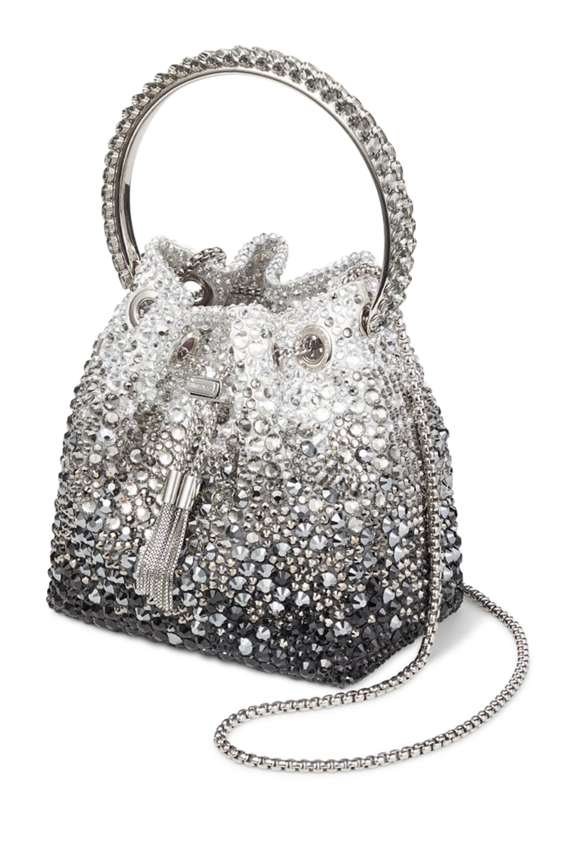 Bon Bon Satin Crystal Bag