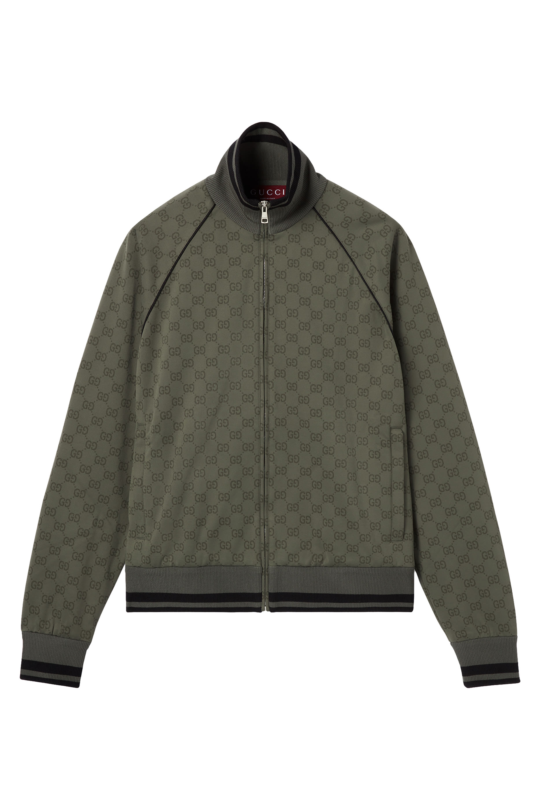 GG Jersey Jacquard Zip Jacket