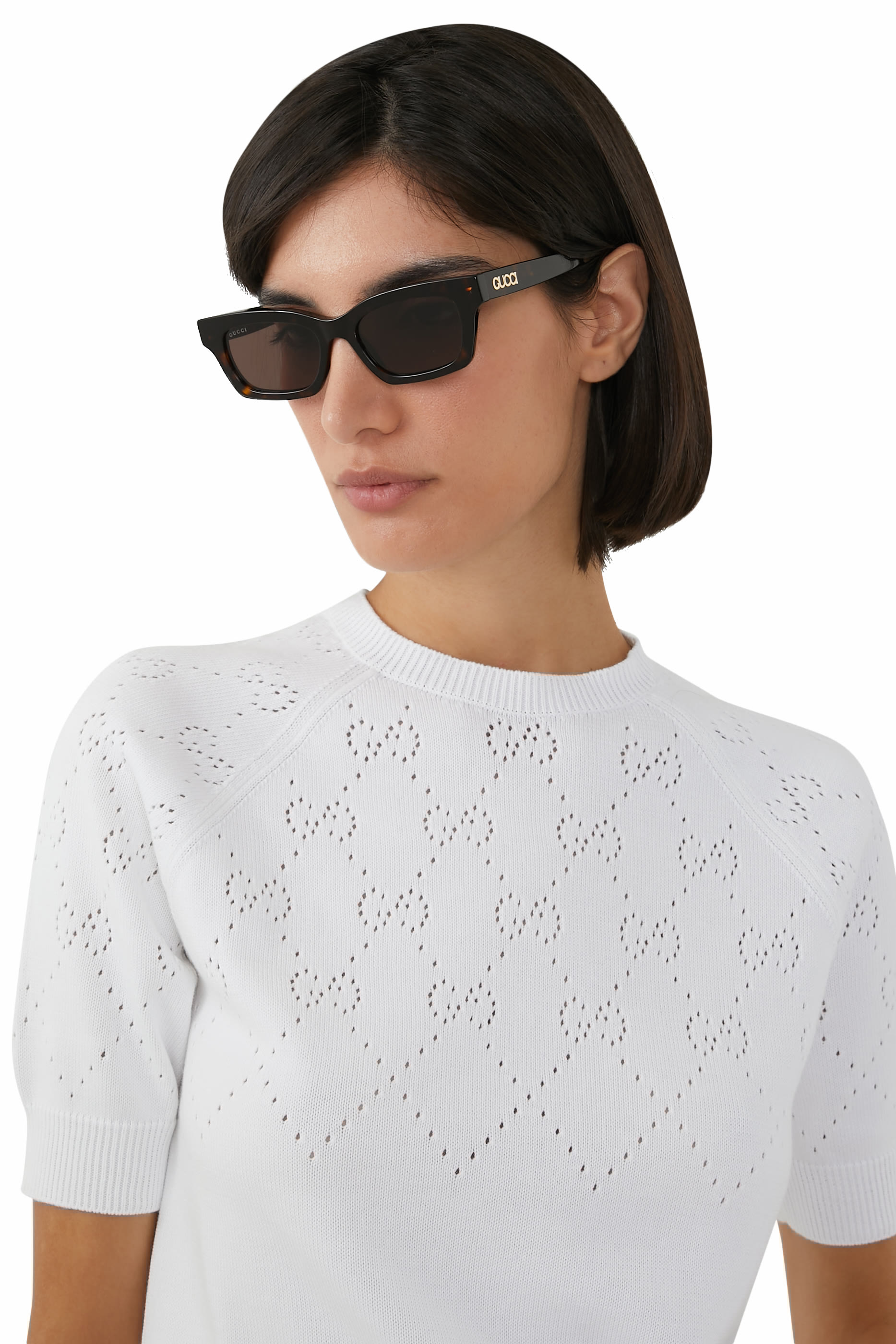 Cat-Eye Frame Sunglasses