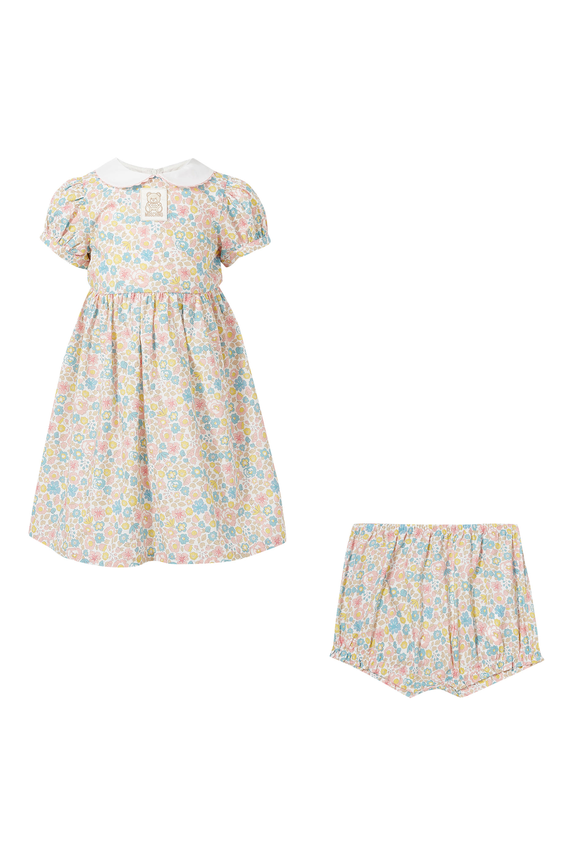 Kids Floral Dress & Knickers Set