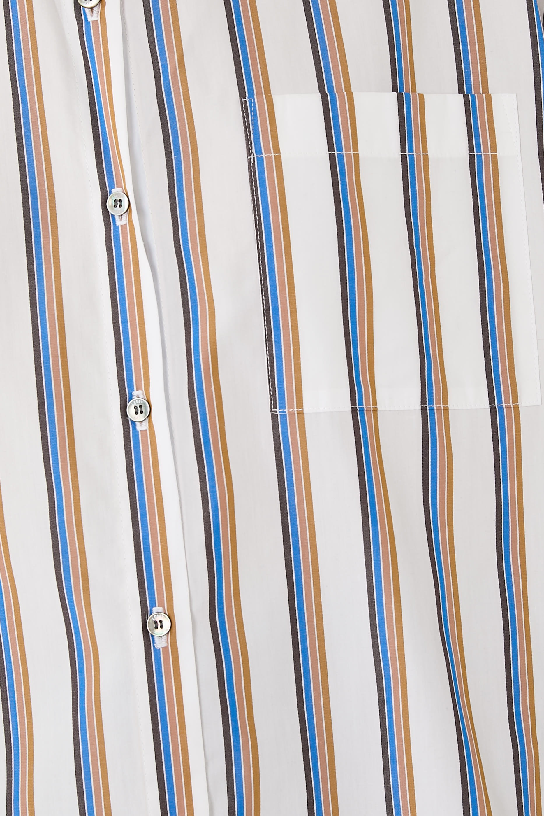 Yoshi Stripe Classic Oversized Button Down Shirt