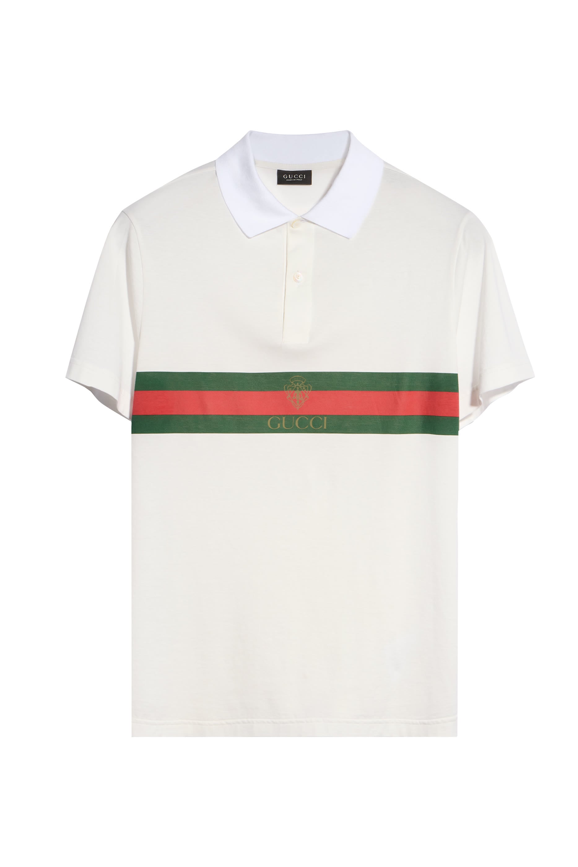 Cotton Jersey Polo Shirt With Web
