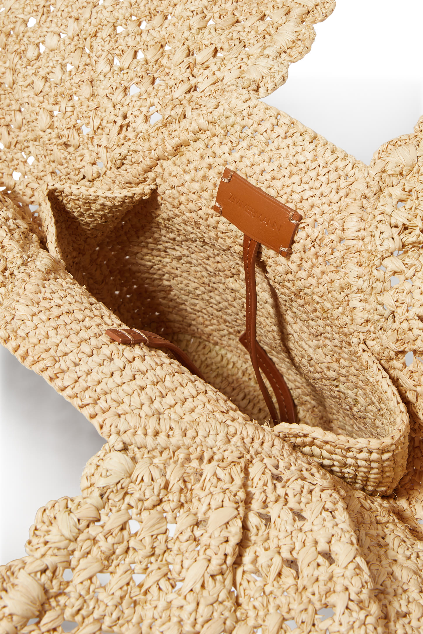 Raffia Bucket Bag