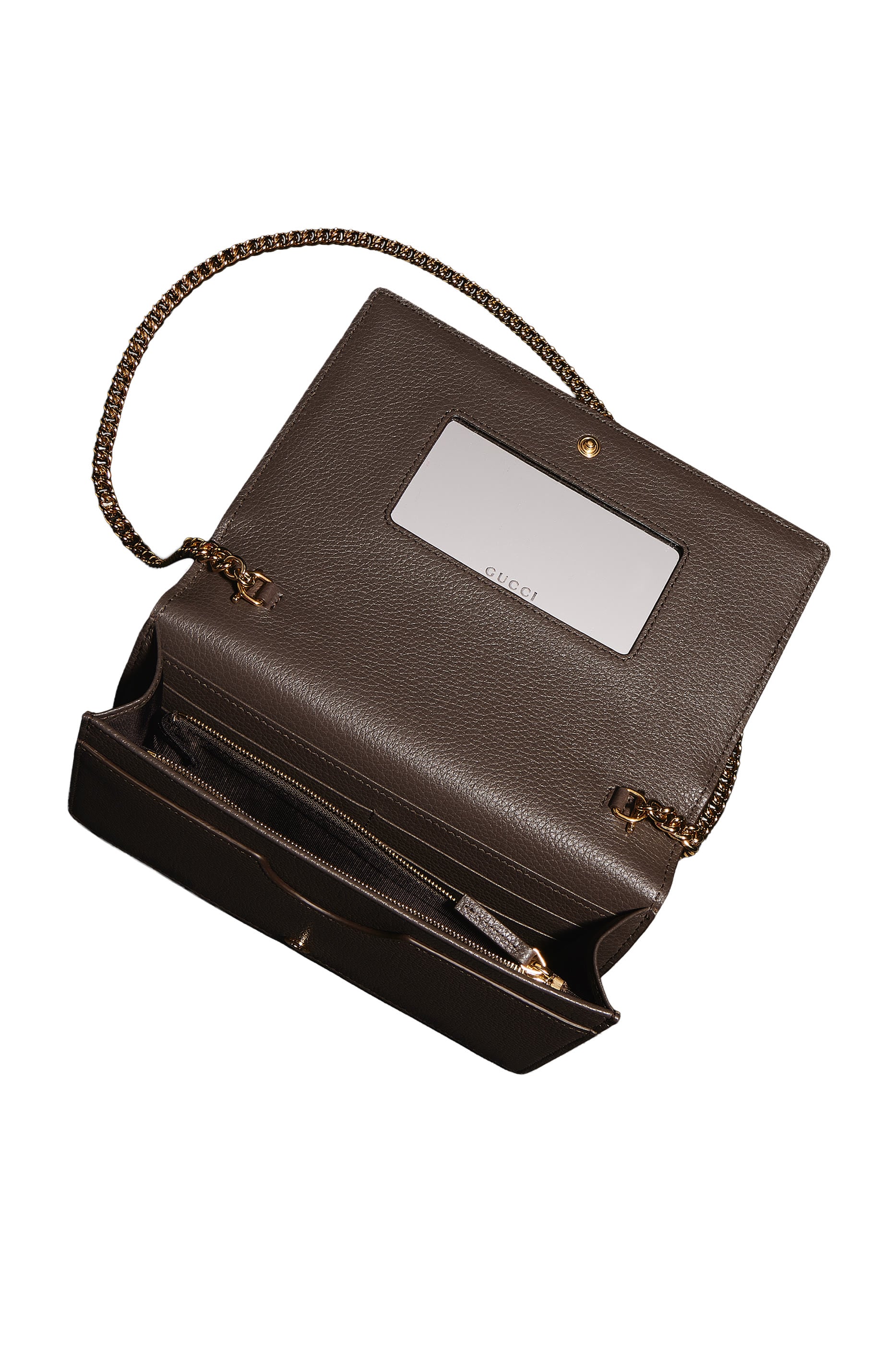 Bi-color GG Marmont Wallet on Chain