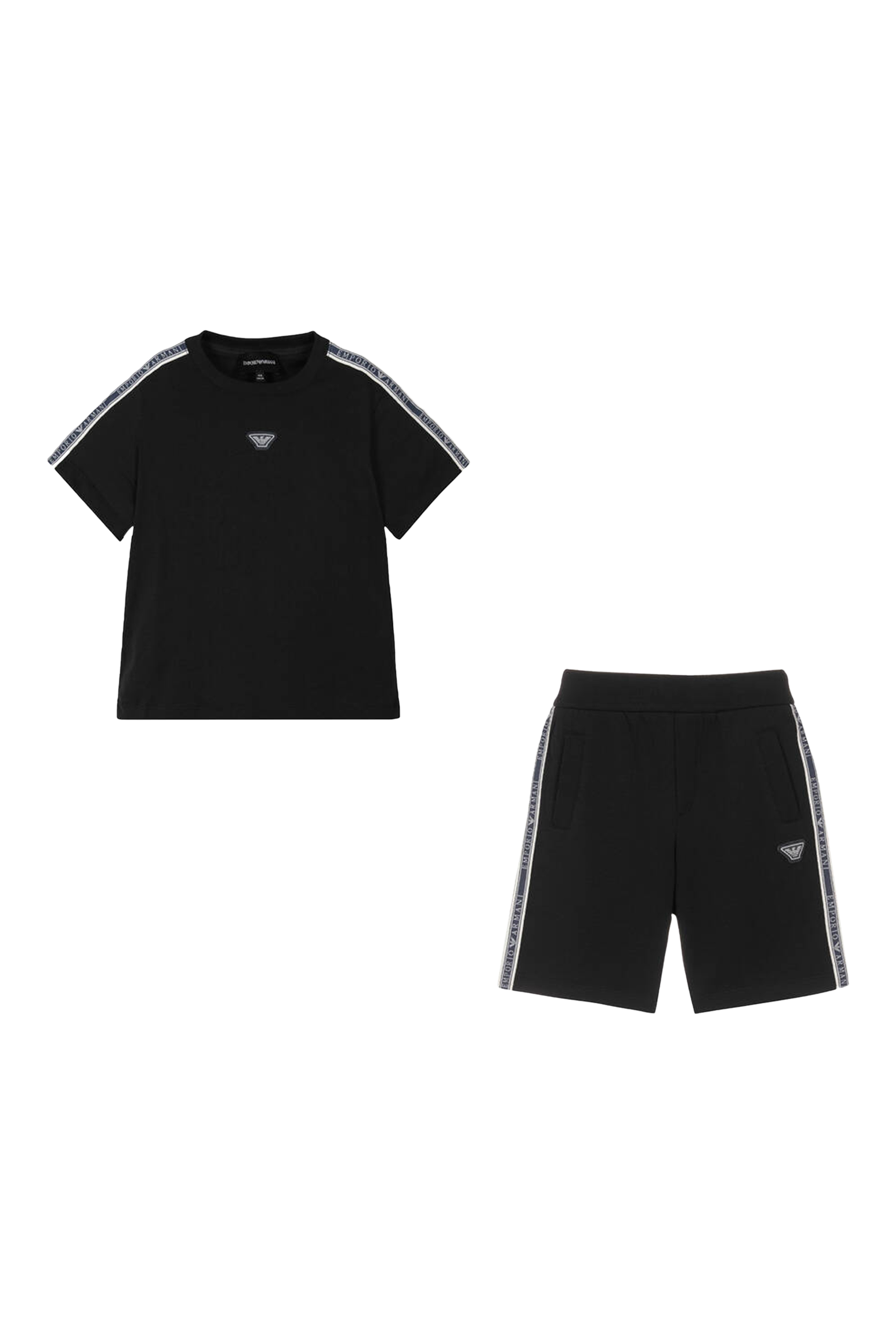 Kids Logo Tape T-Shirt & Shorts Set