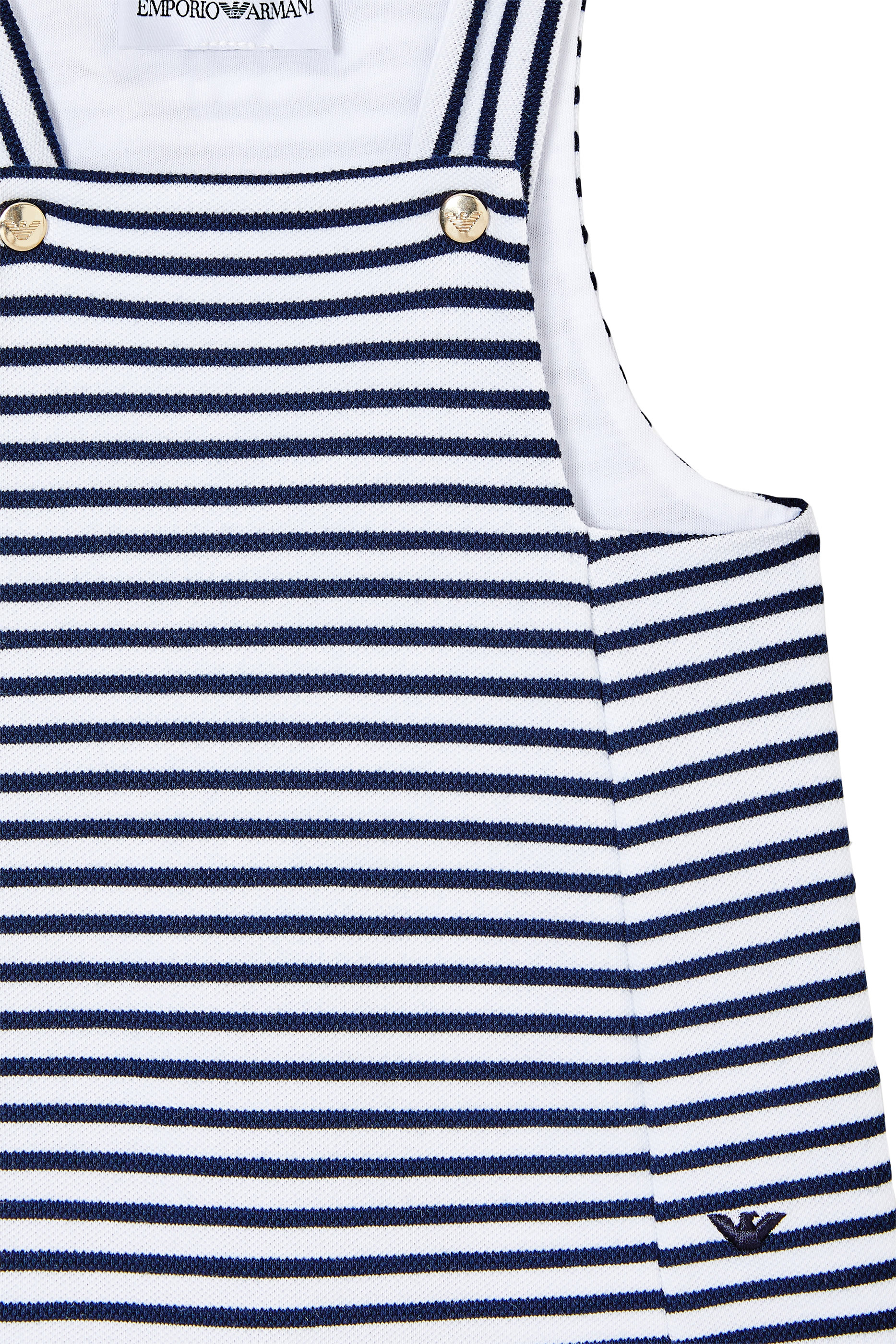 Kids Logo Dungarees and Bodysuit Set