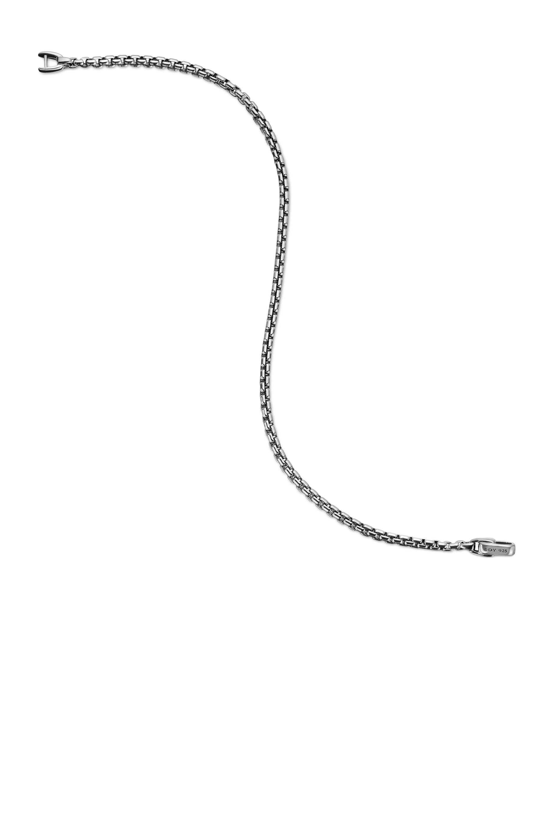 Box Chain Bracelet, Sterling Silver