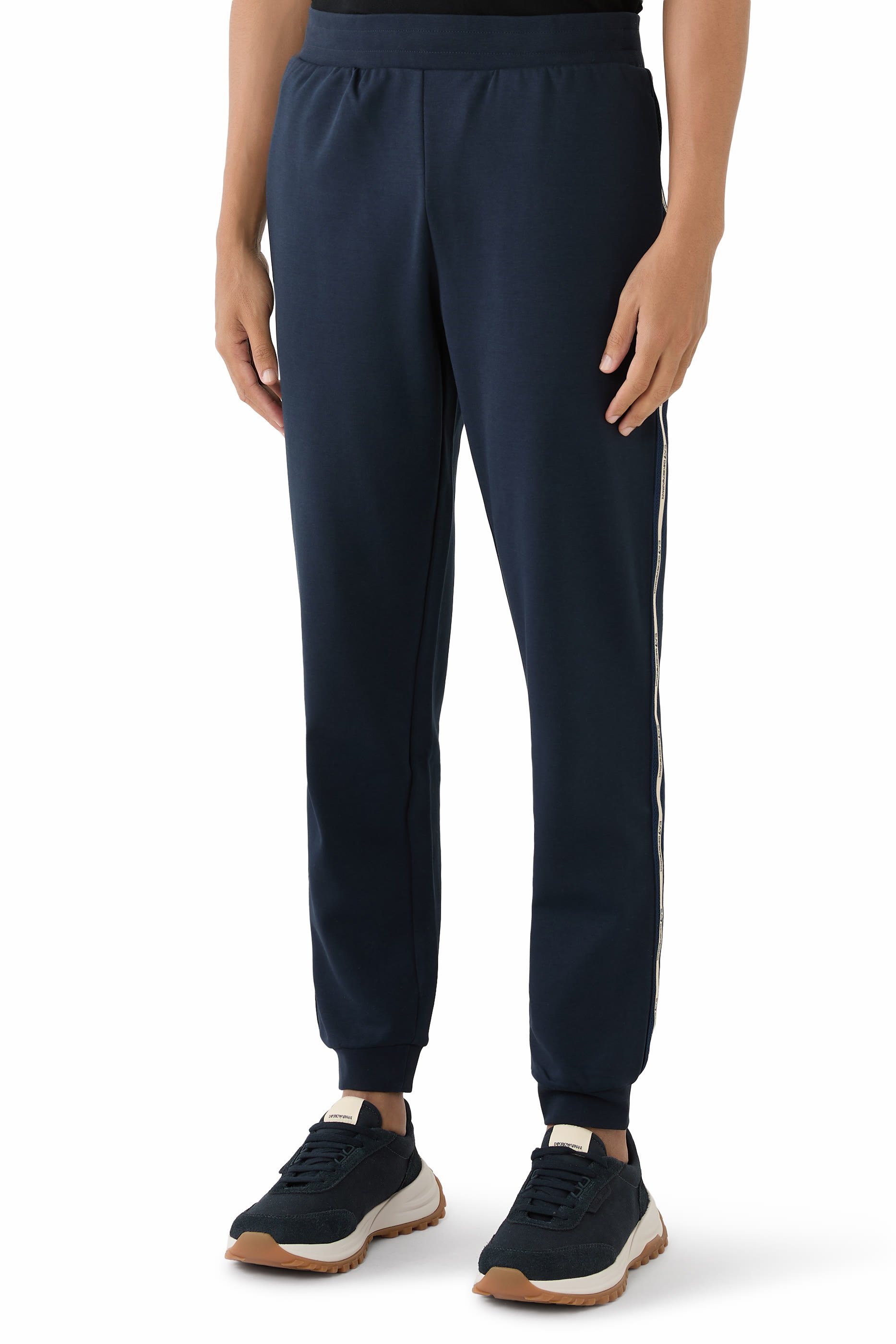 Logo Series Cotton-Blend Joggers