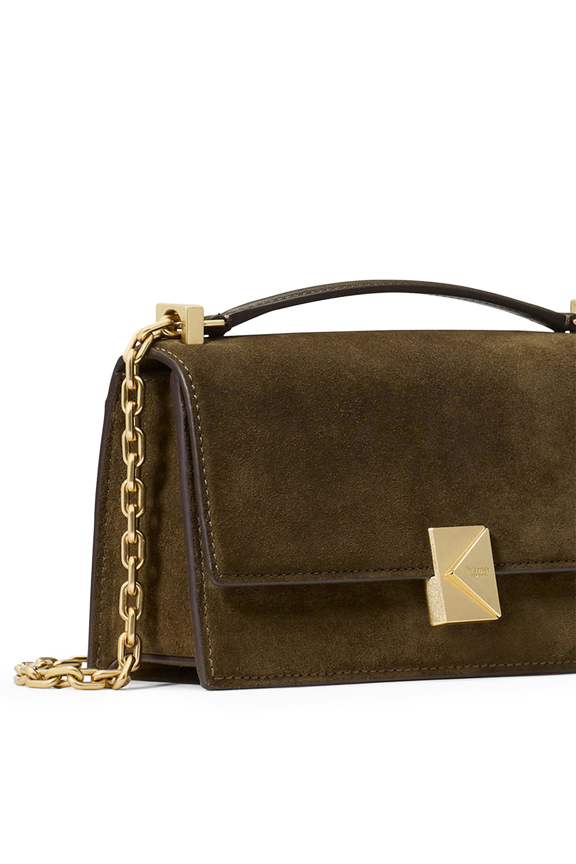  Deco Suede Mini Crossbody Bag 