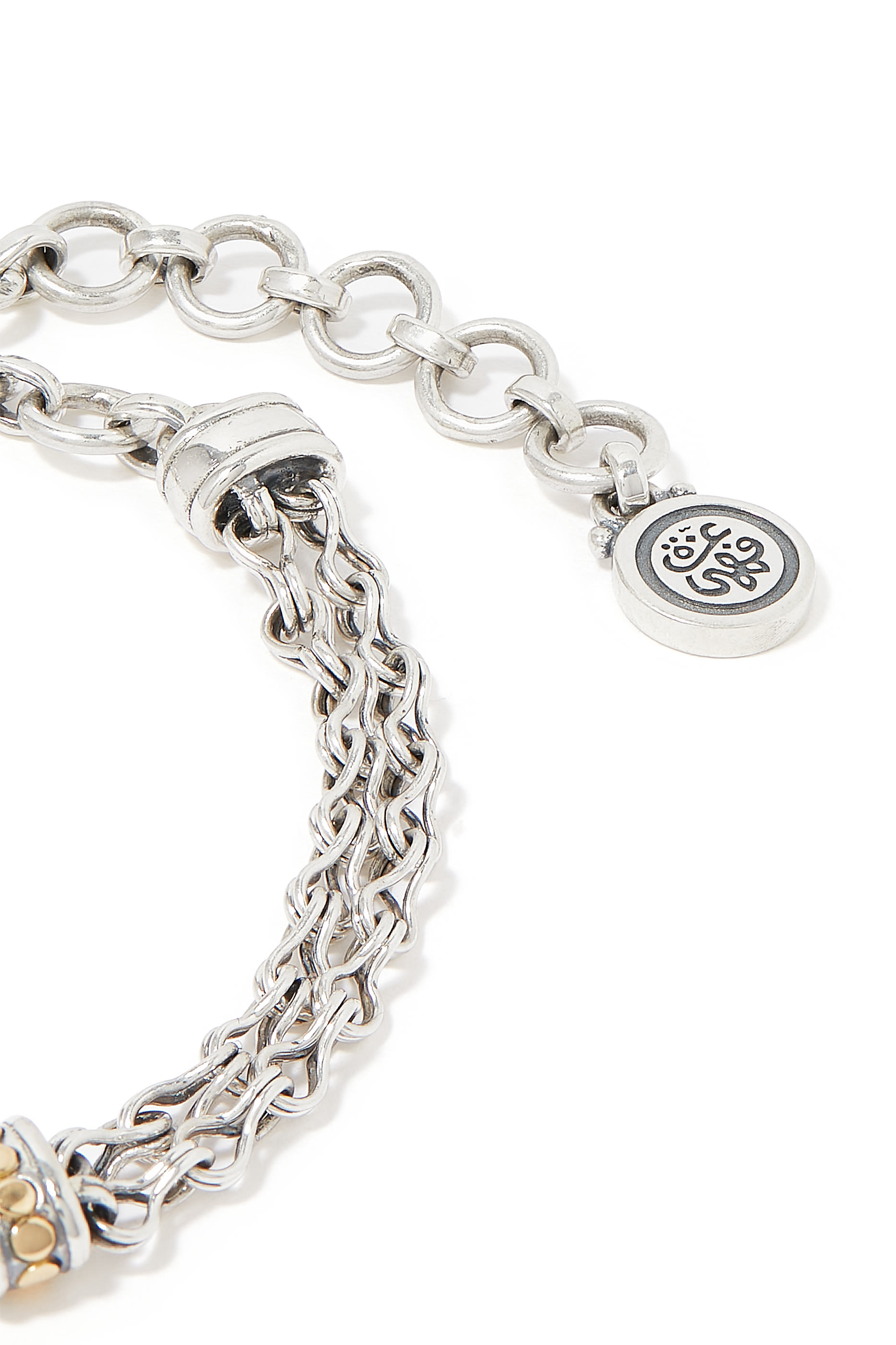 Fallahy Heart Bracelet, 18k Yellow Gold & Sterling Silver