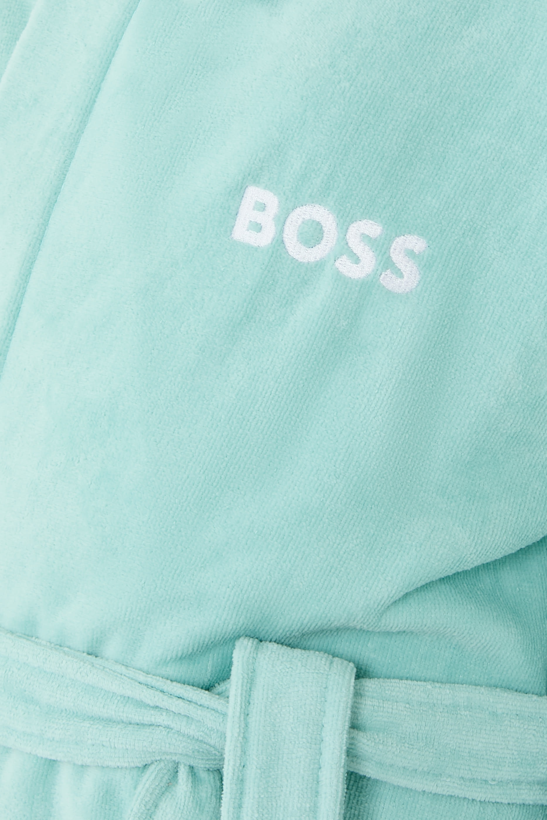 Plain Logo Bathrobe