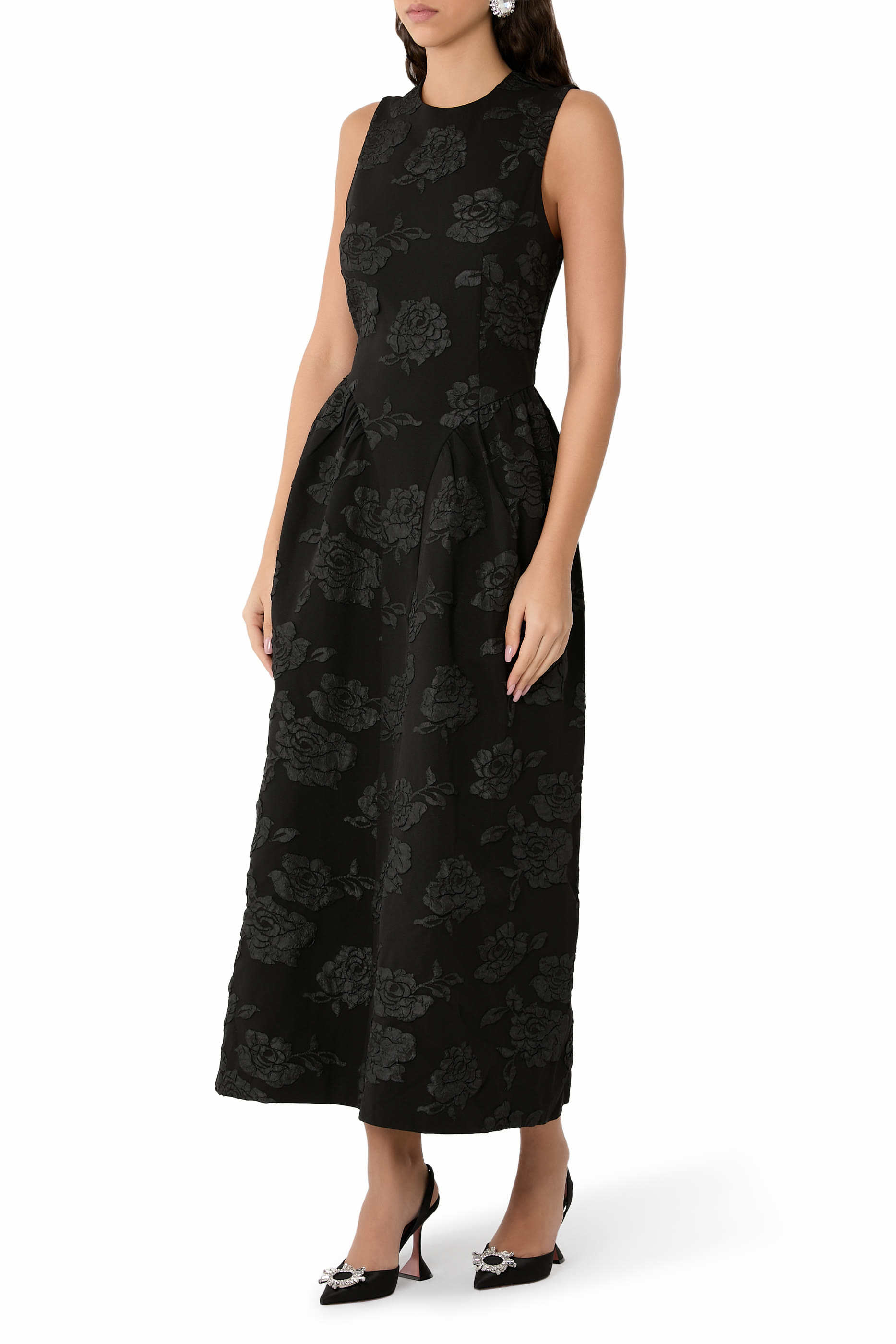  Jacquard Midi Dress 