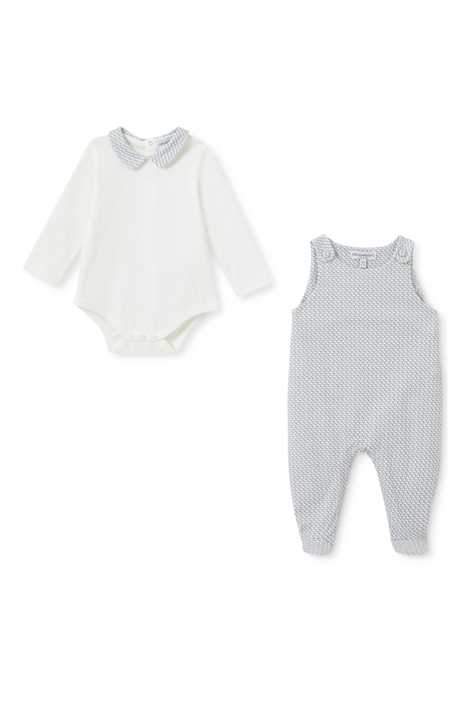 Navy Micro Eagle Jumpsuit & Dungarees Set