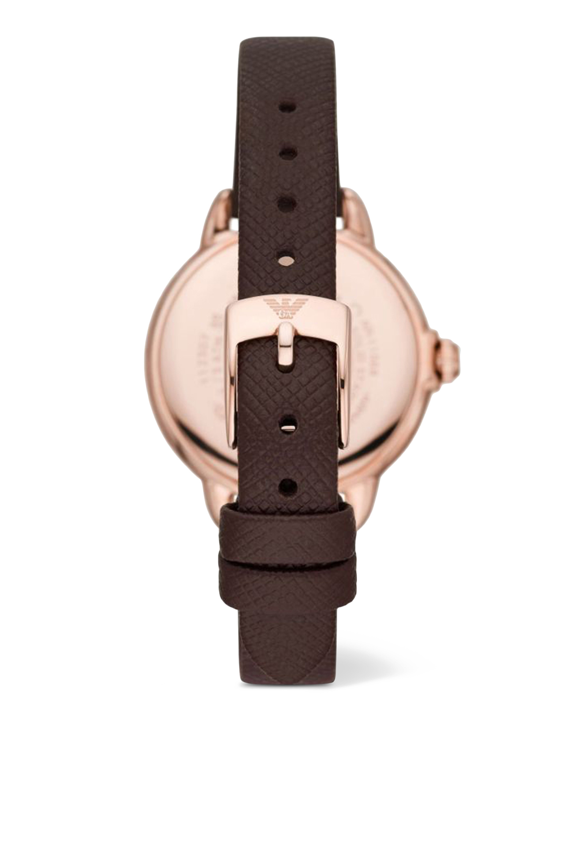 Mia 32mm Leather Watch