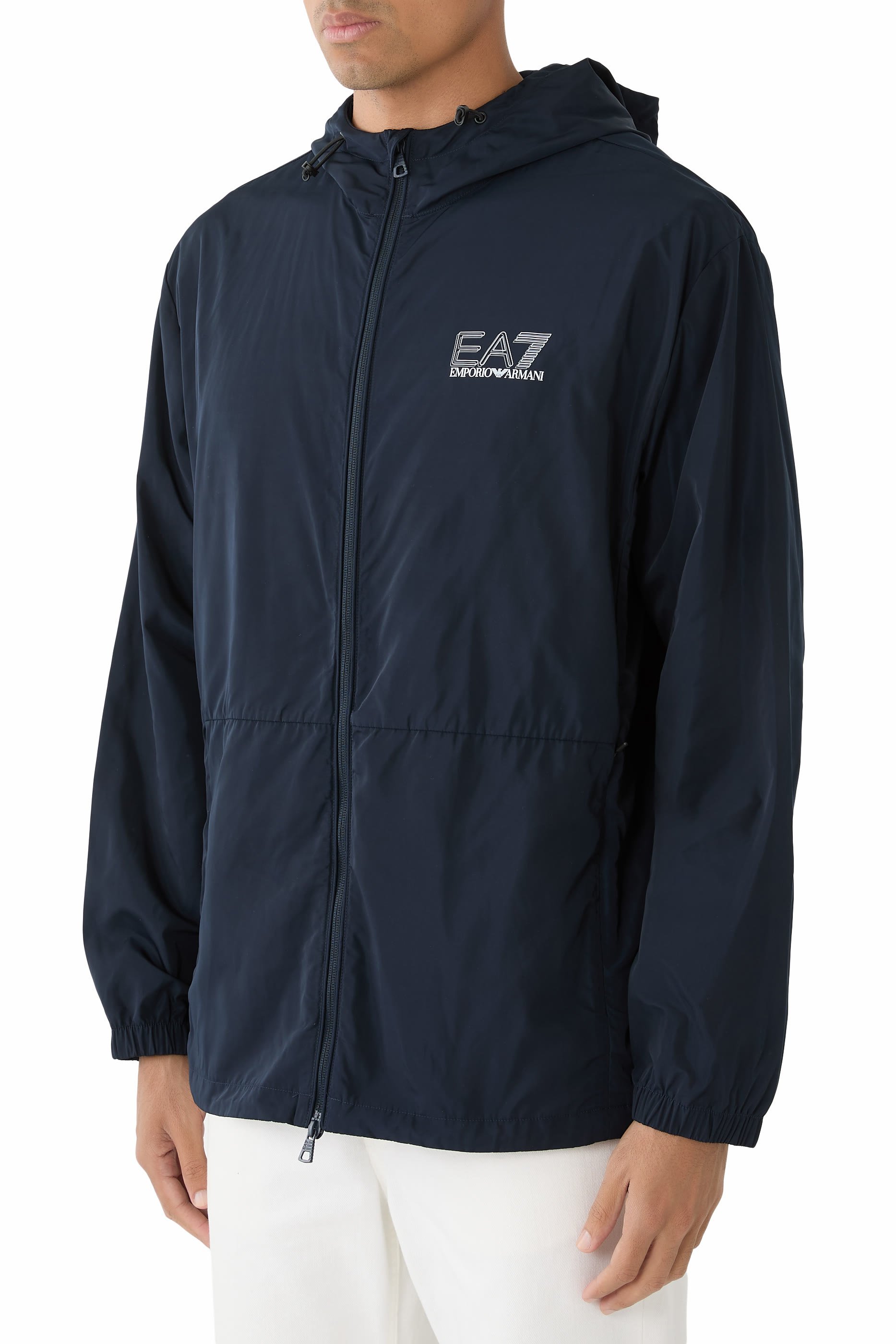 Core Identity Nylon Hooded Jacket