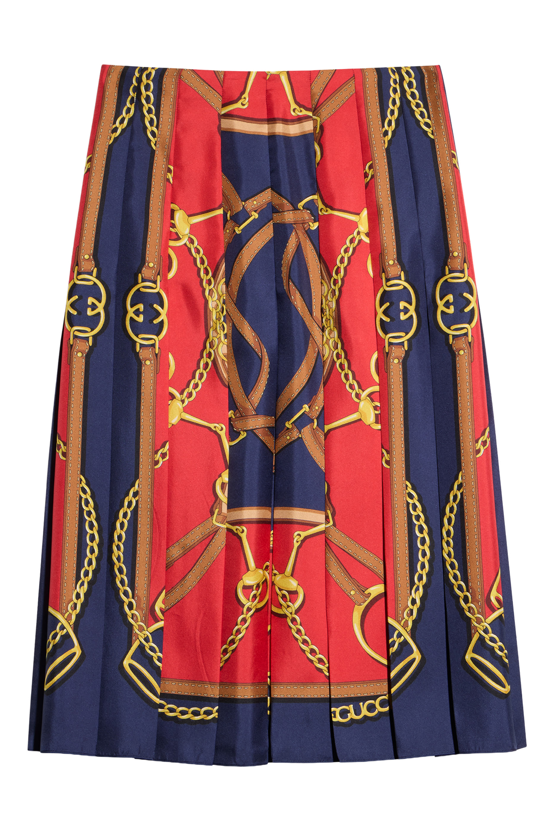 Interlocking G Equestrian Print Mini Skirt