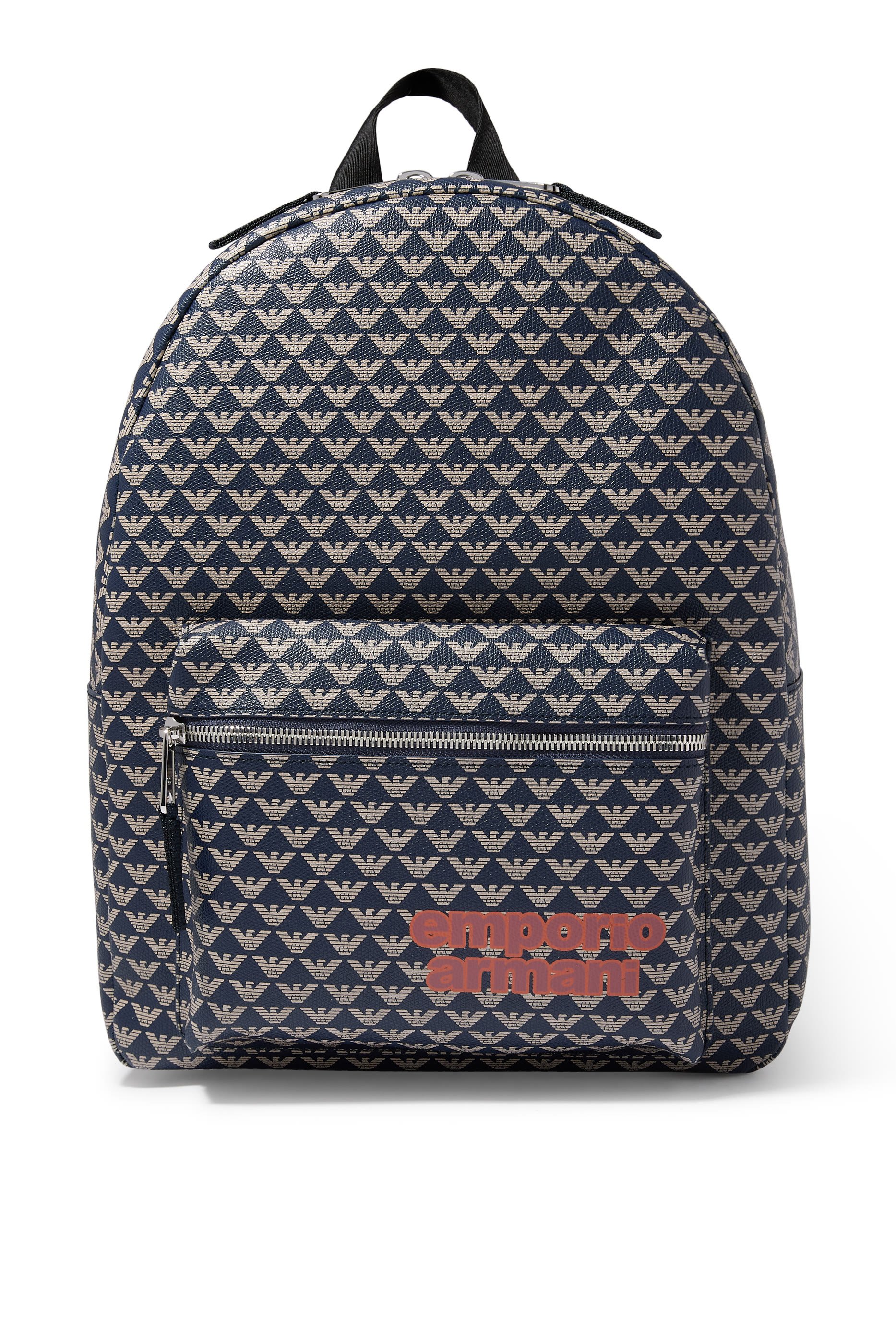Kids EA Logo Coated Canvas Backpack