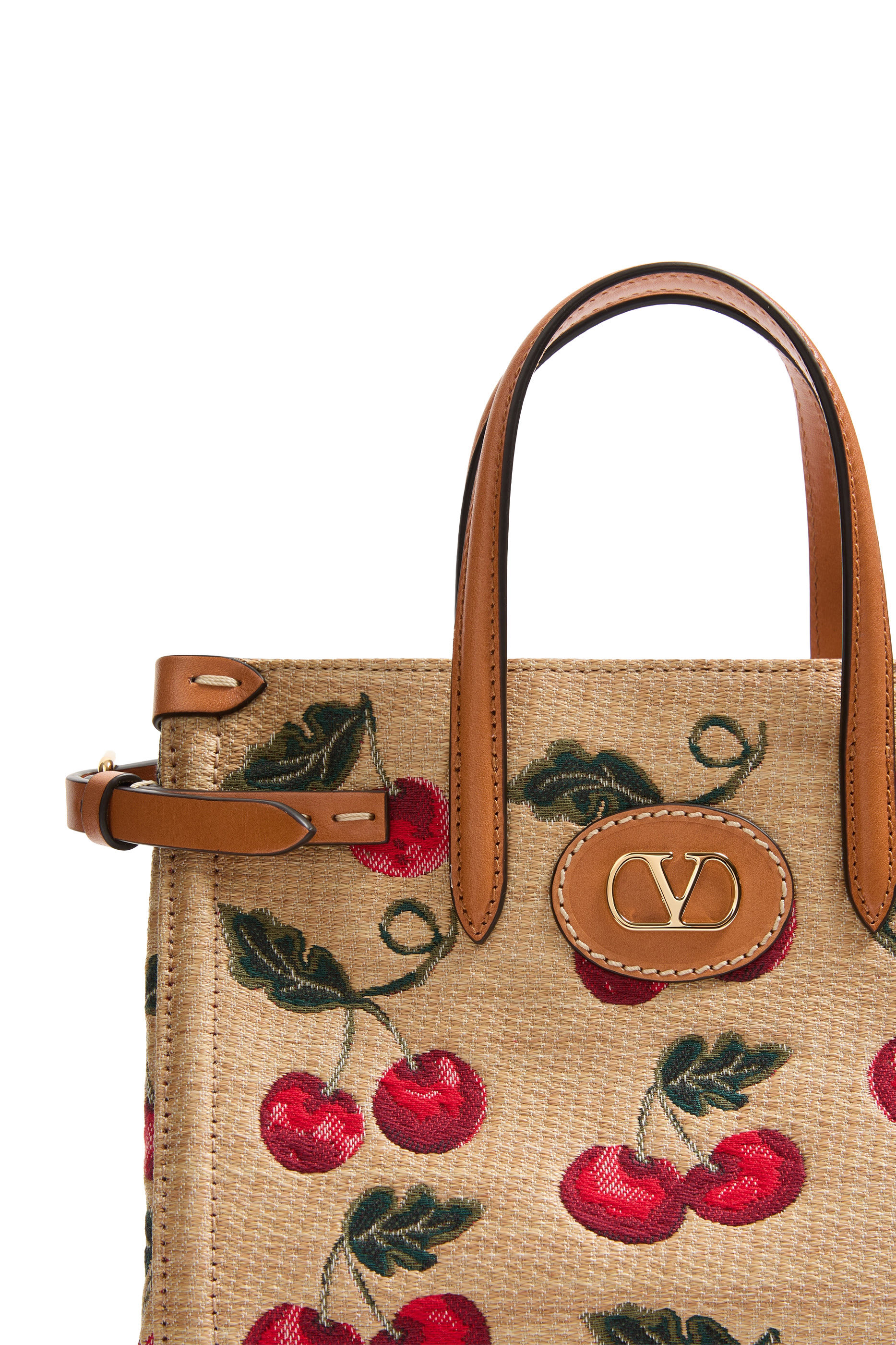 Antibes Cherryfic Pattern Small Shopping Bag