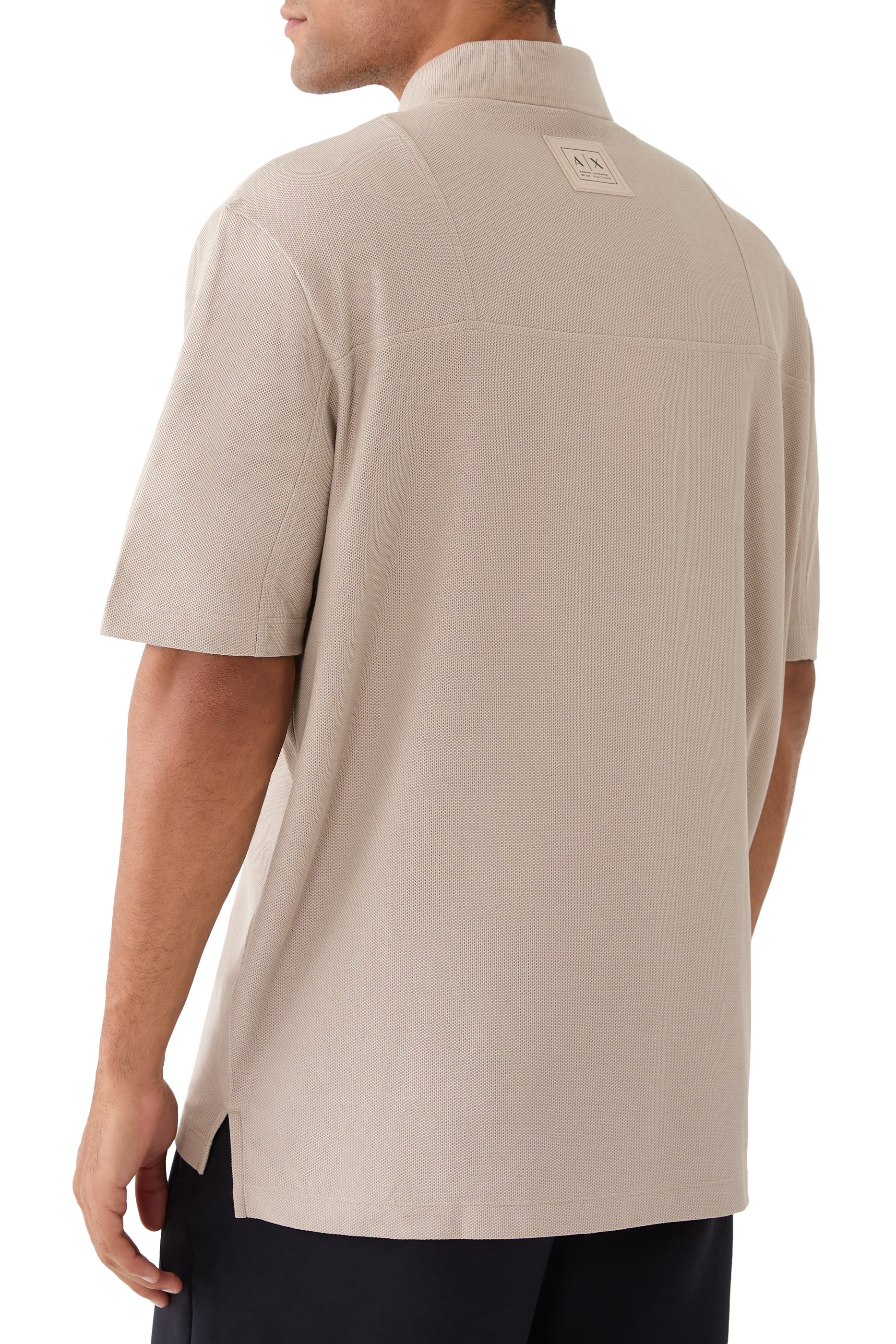 Logo Button-Down Polo Shirt